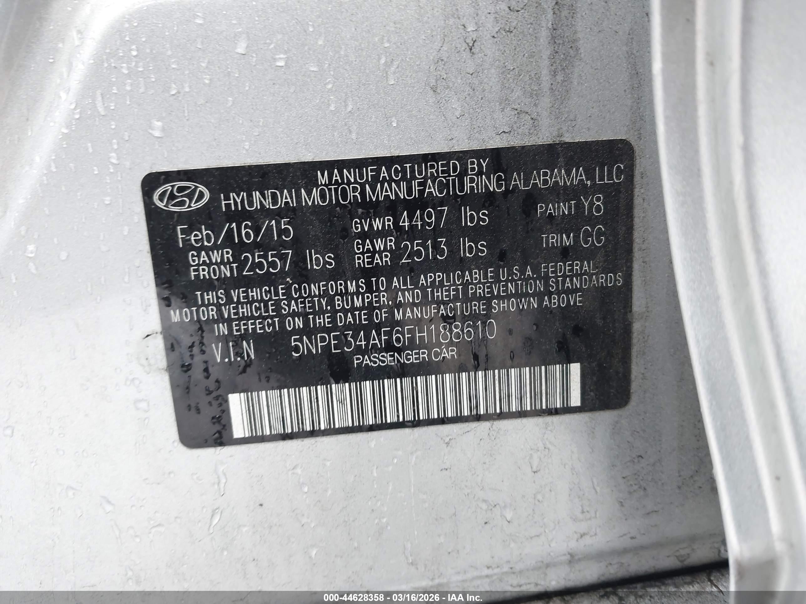 HYUNDAI SONATA image 9
