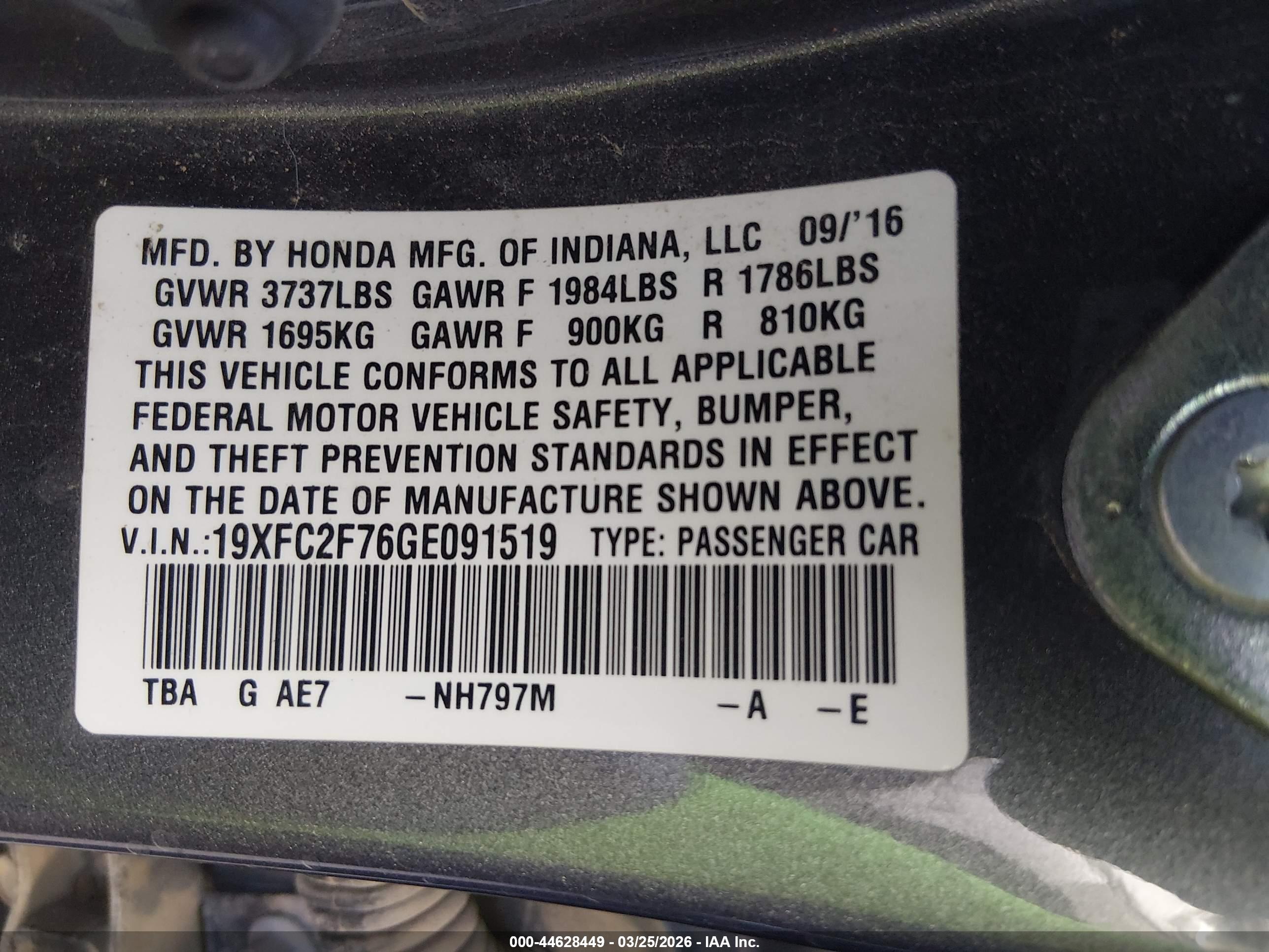 HONDA CIVIC image 9