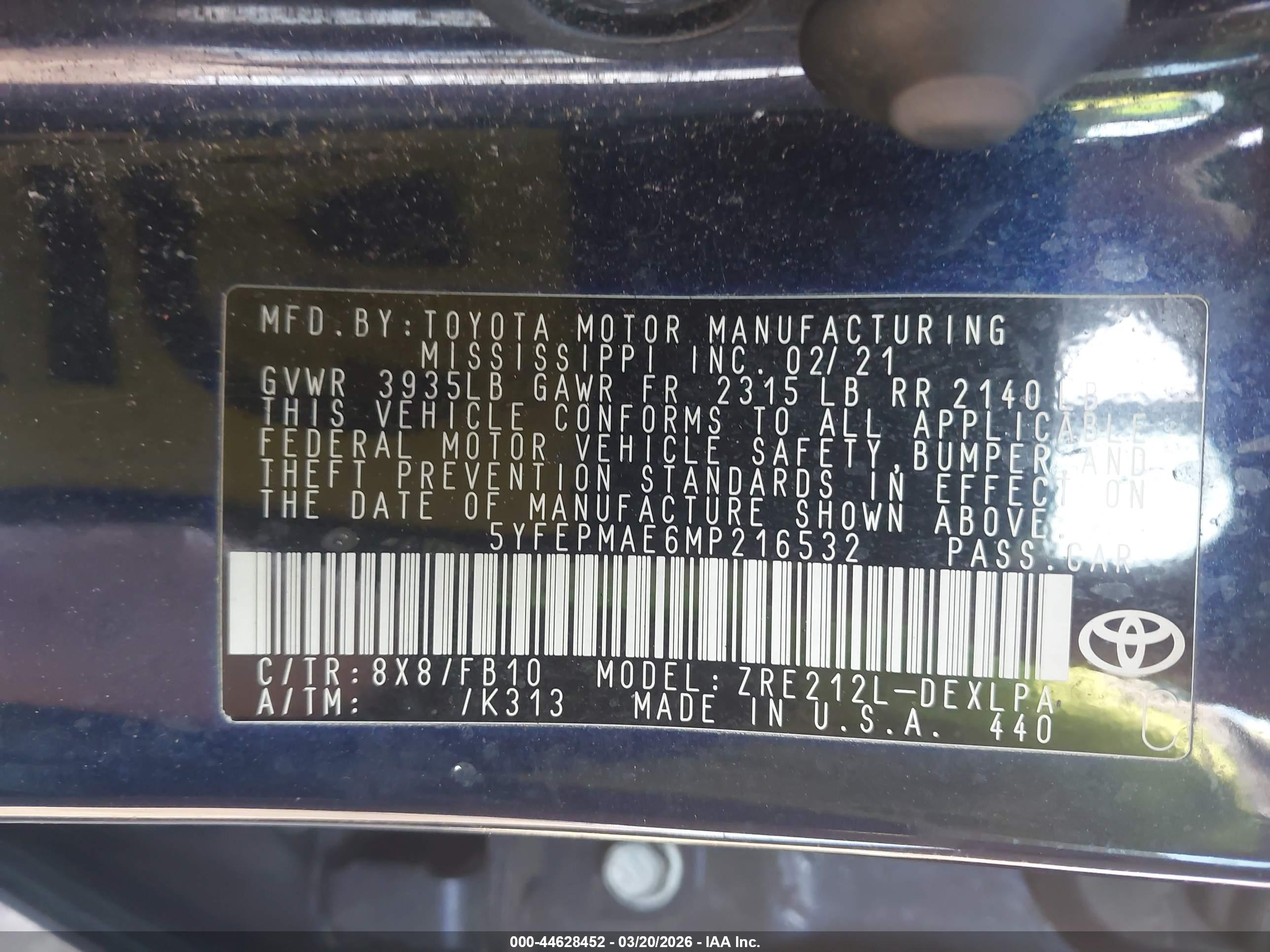 TOYOTA COROLLA image 9