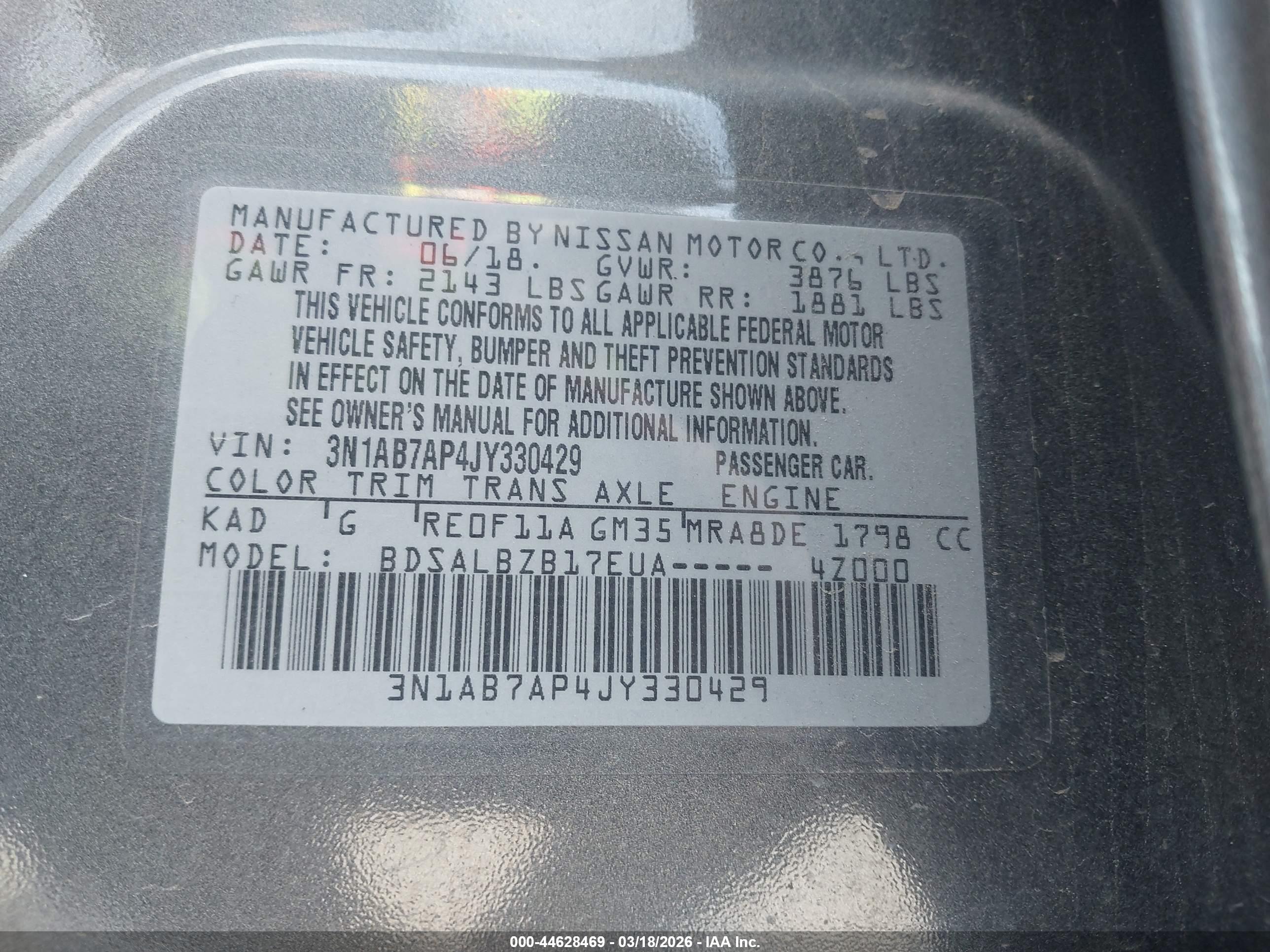 NISSAN SENTRA image 9