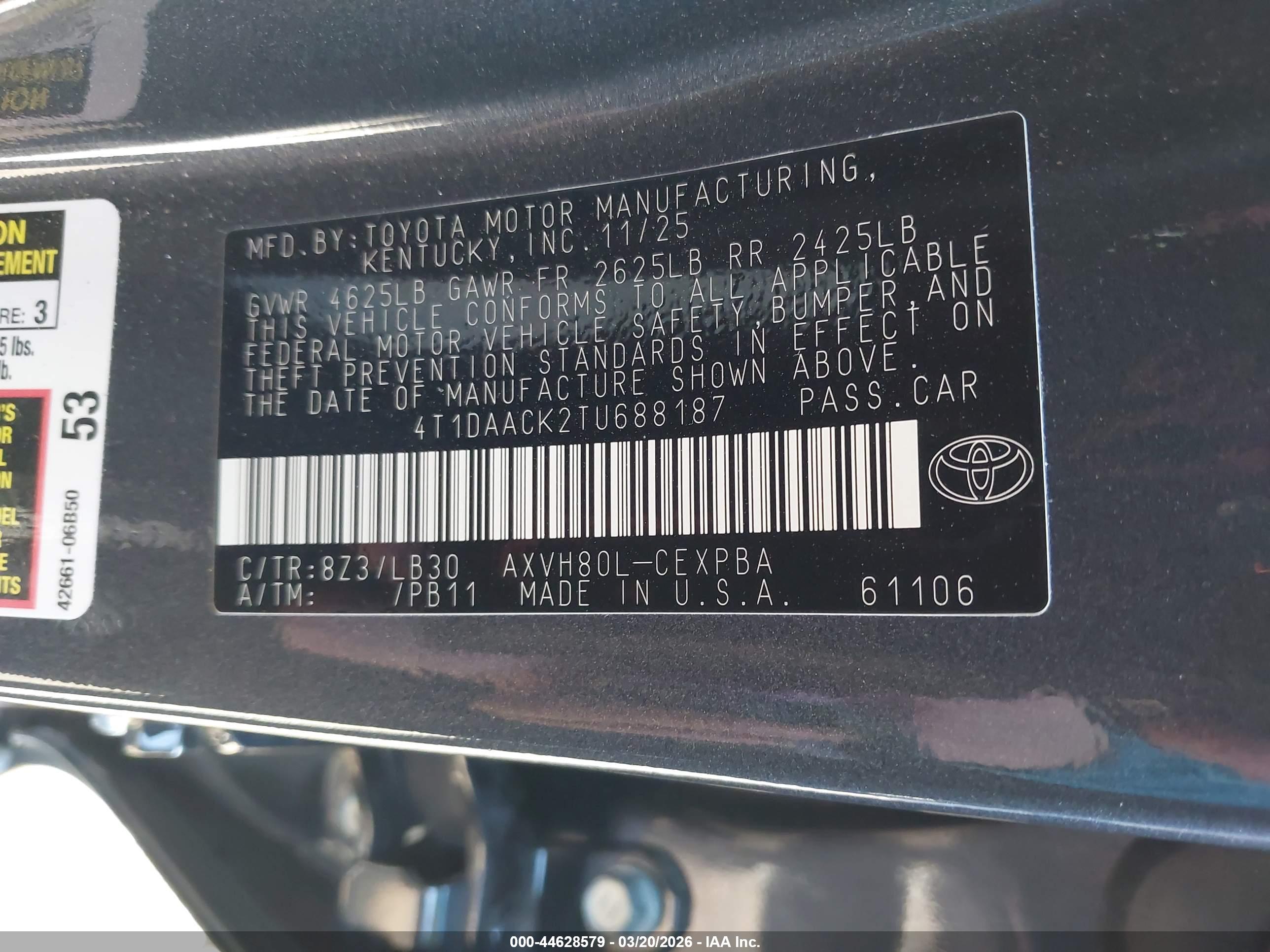 TOYOTA CAMRY image 9