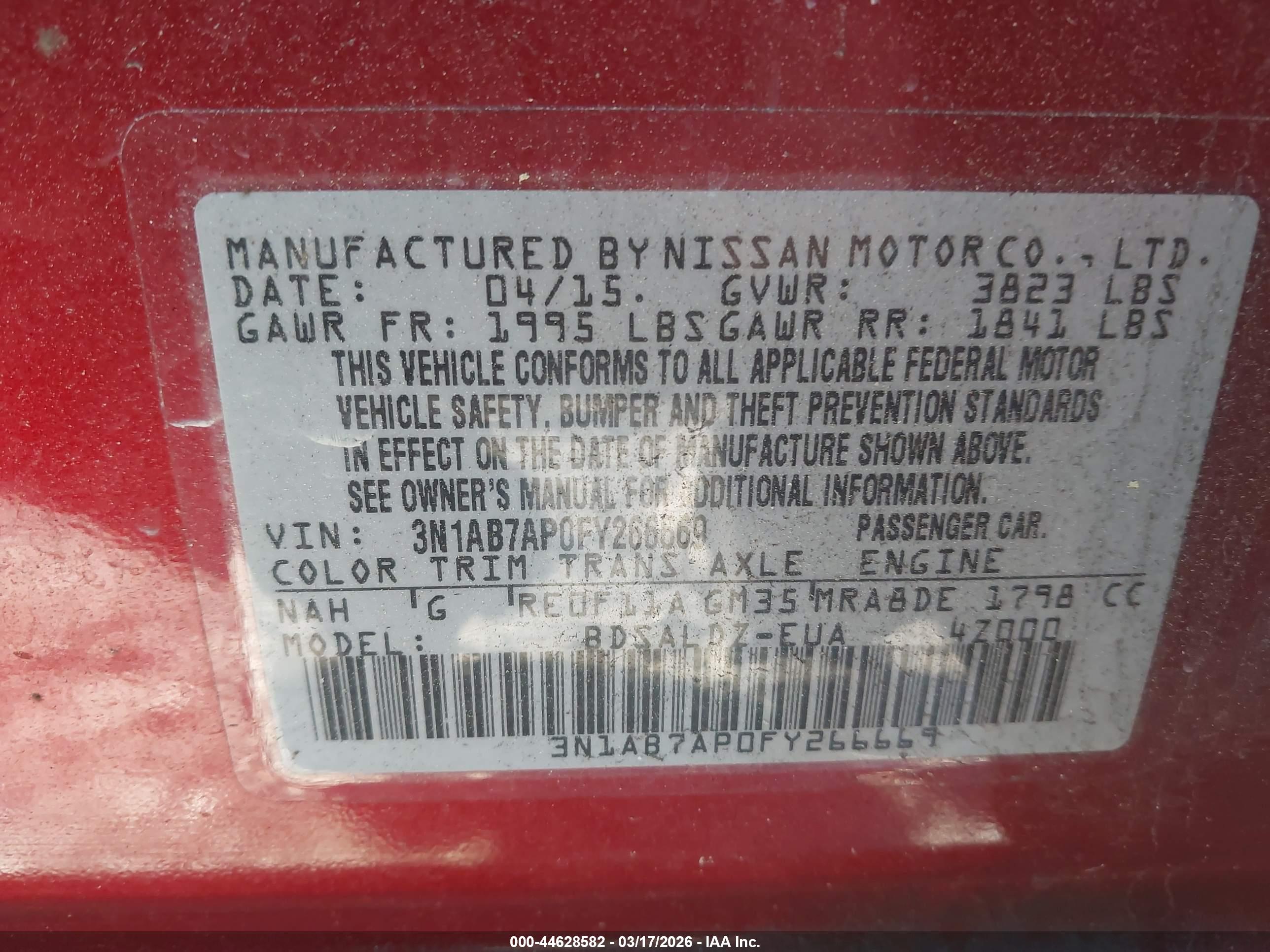 NISSAN SENTRA image 9