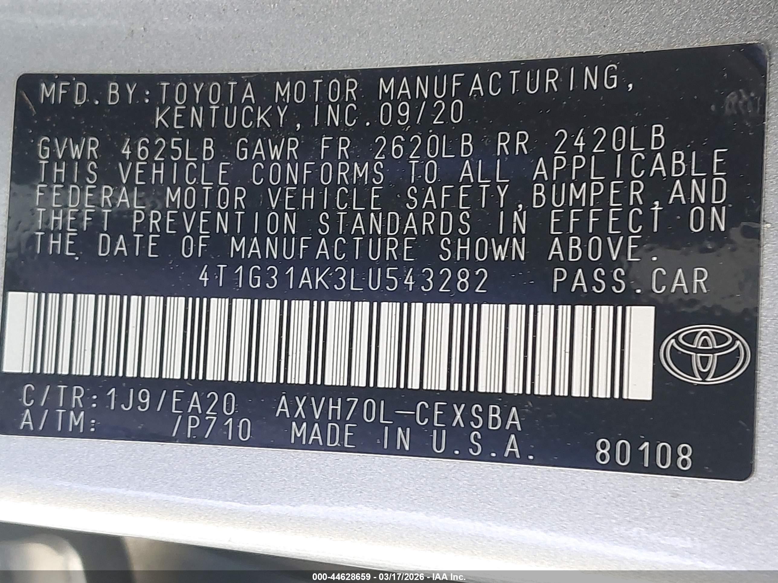 TOYOTA CAMRY image 9