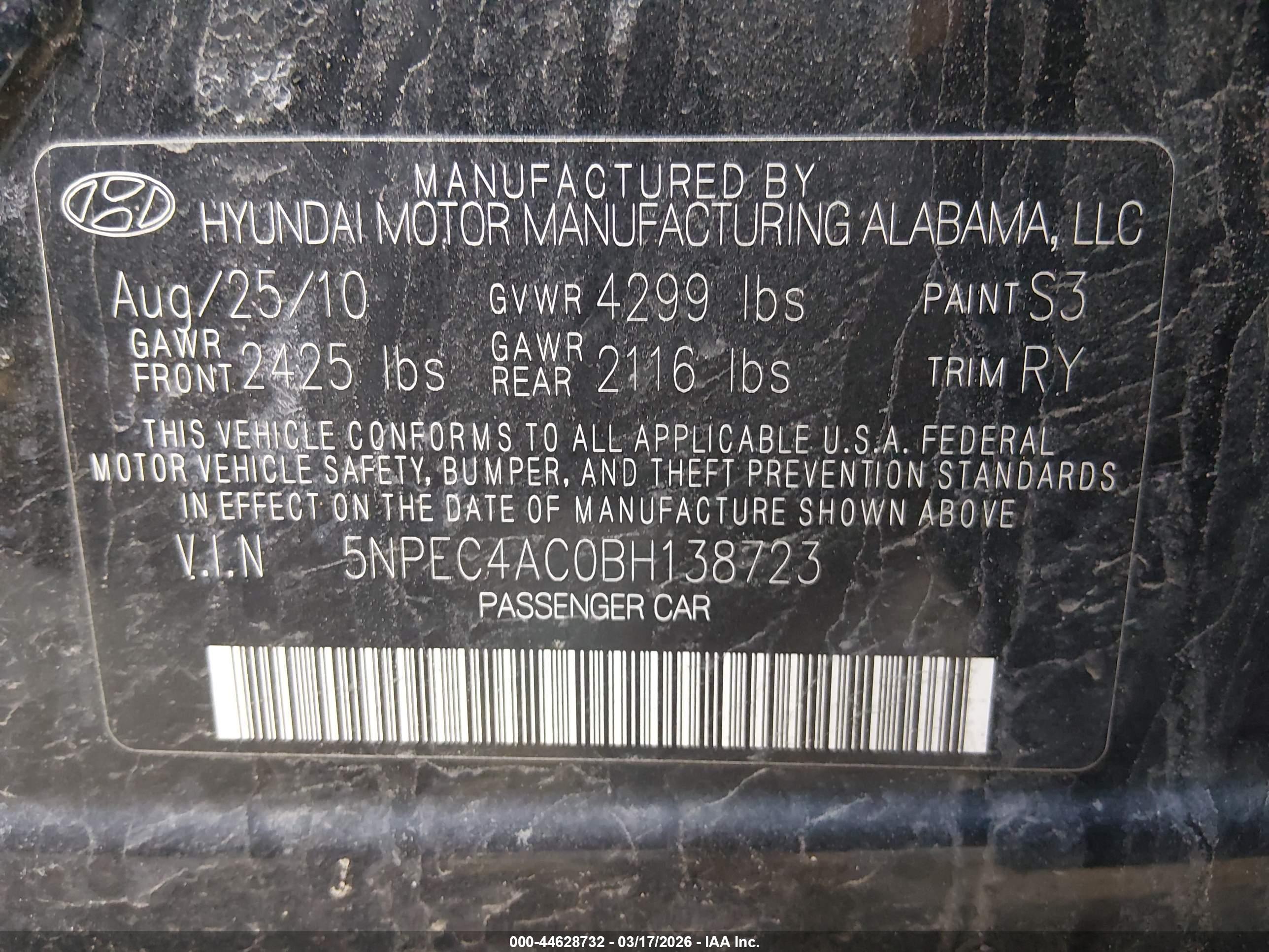 HYUNDAI SONATA image 9