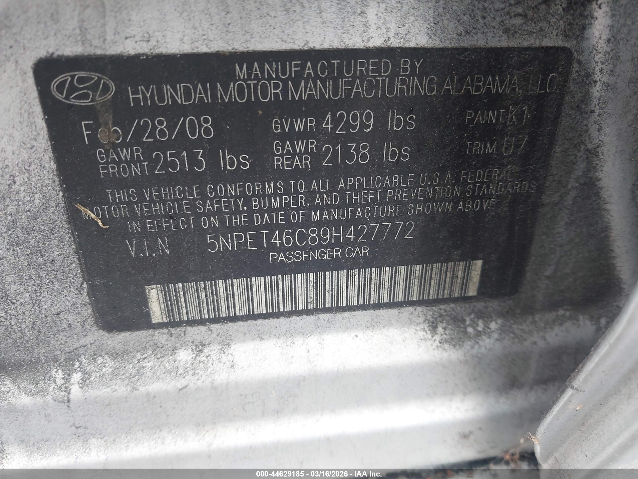 HYUNDAI SONATA image 9