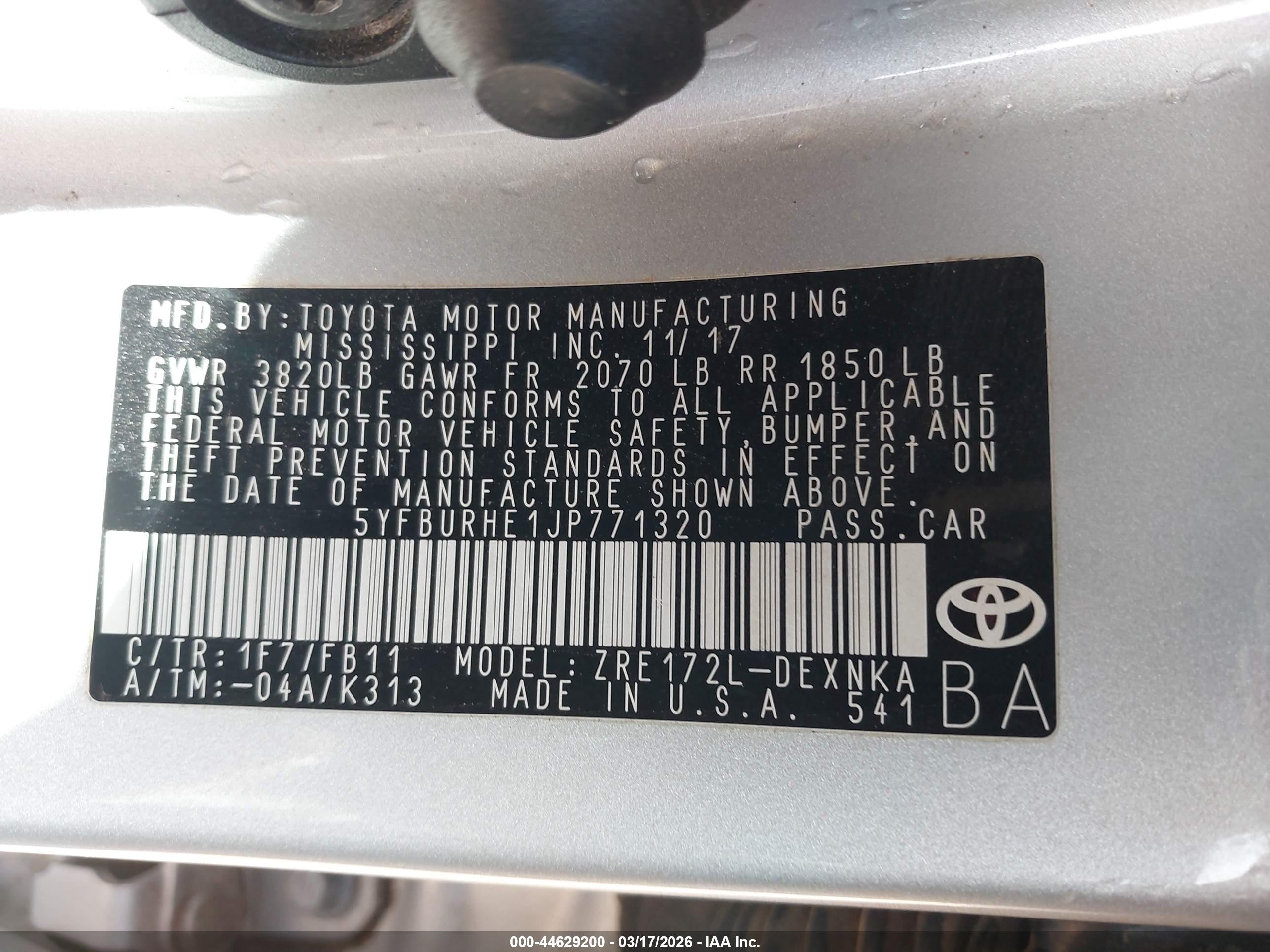 TOYOTA COROLLA image 9