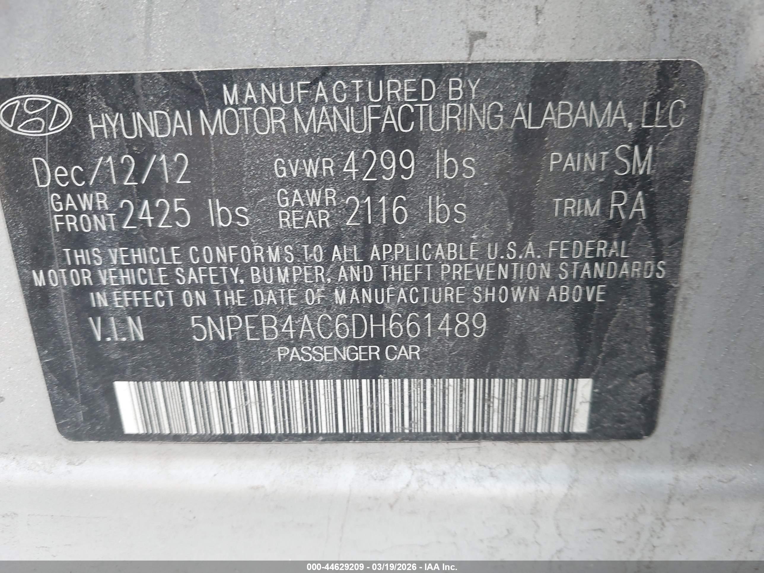 HYUNDAI SONATA image 9