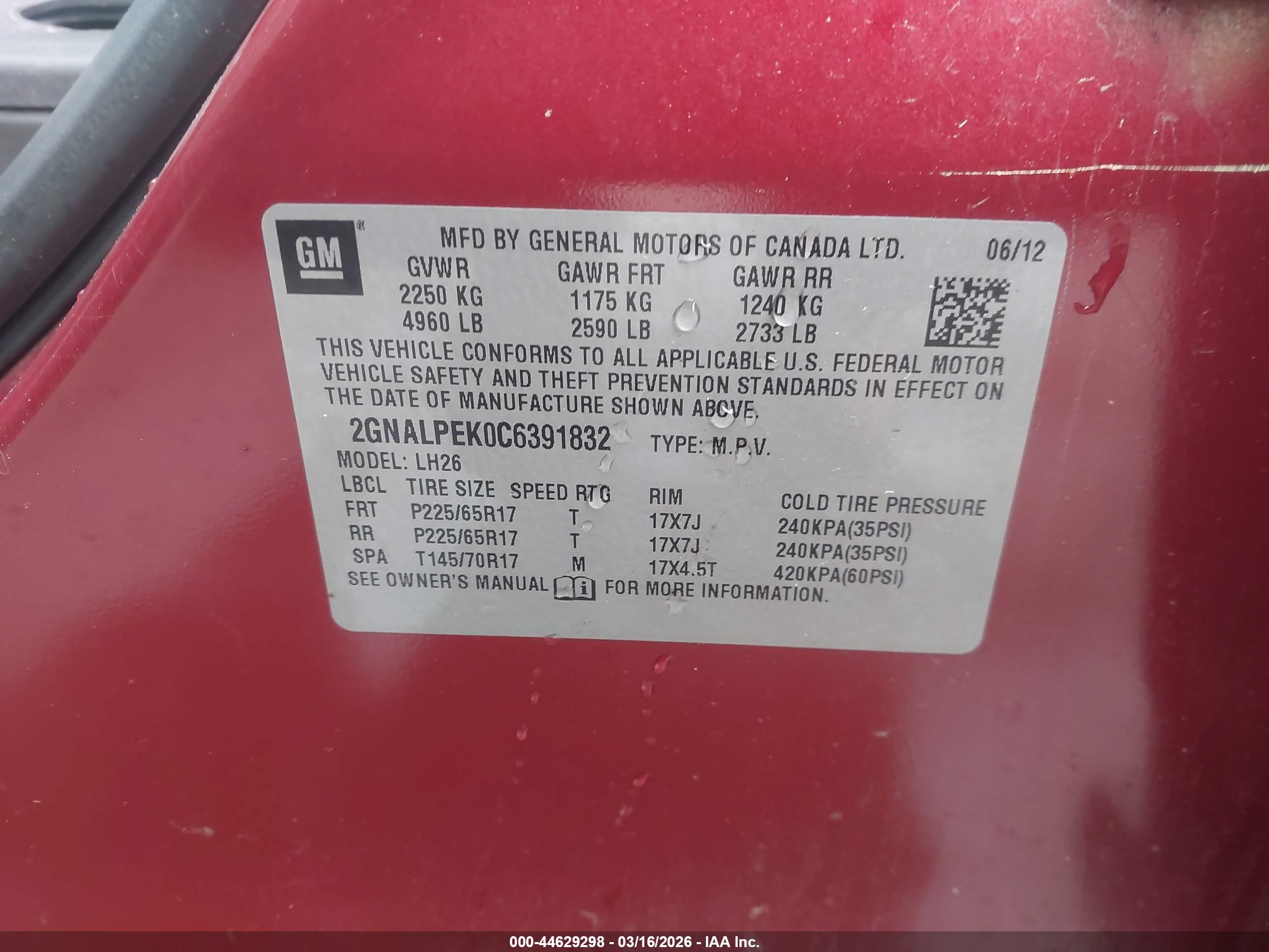 CHEVROLET EQUINOX image 9