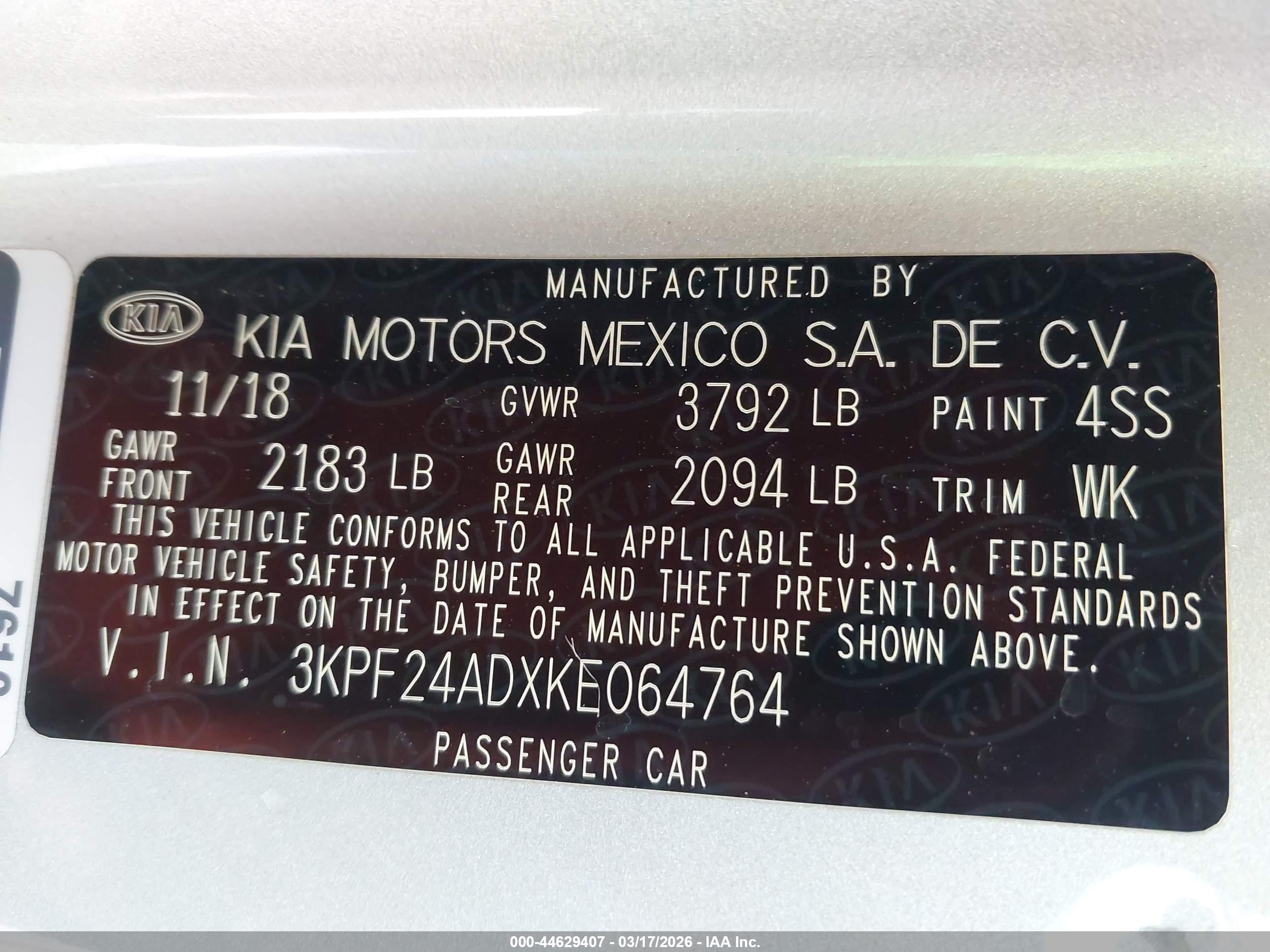 KIA FORTE image 9