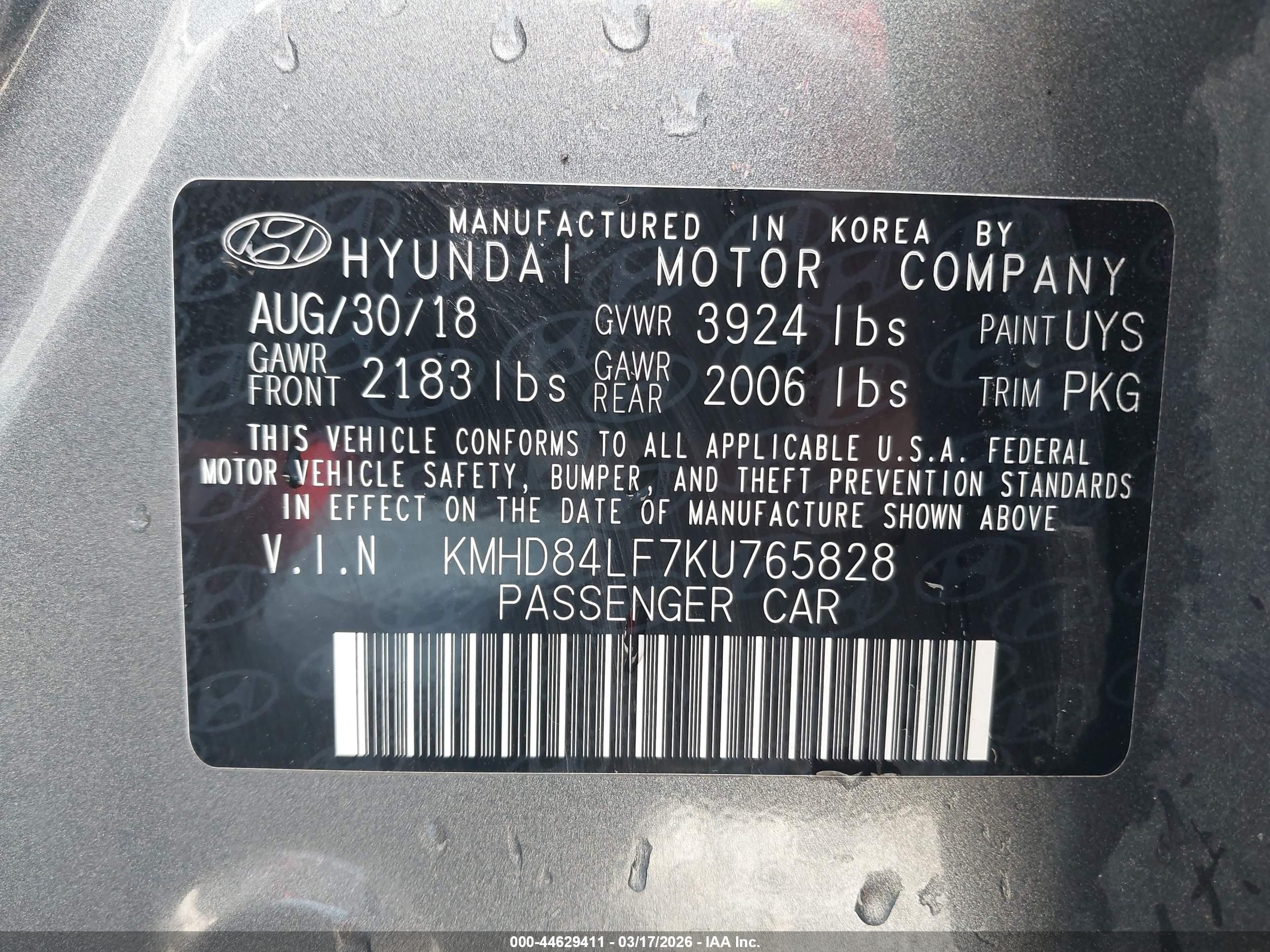 HYUNDAI ELANTRA image 9
