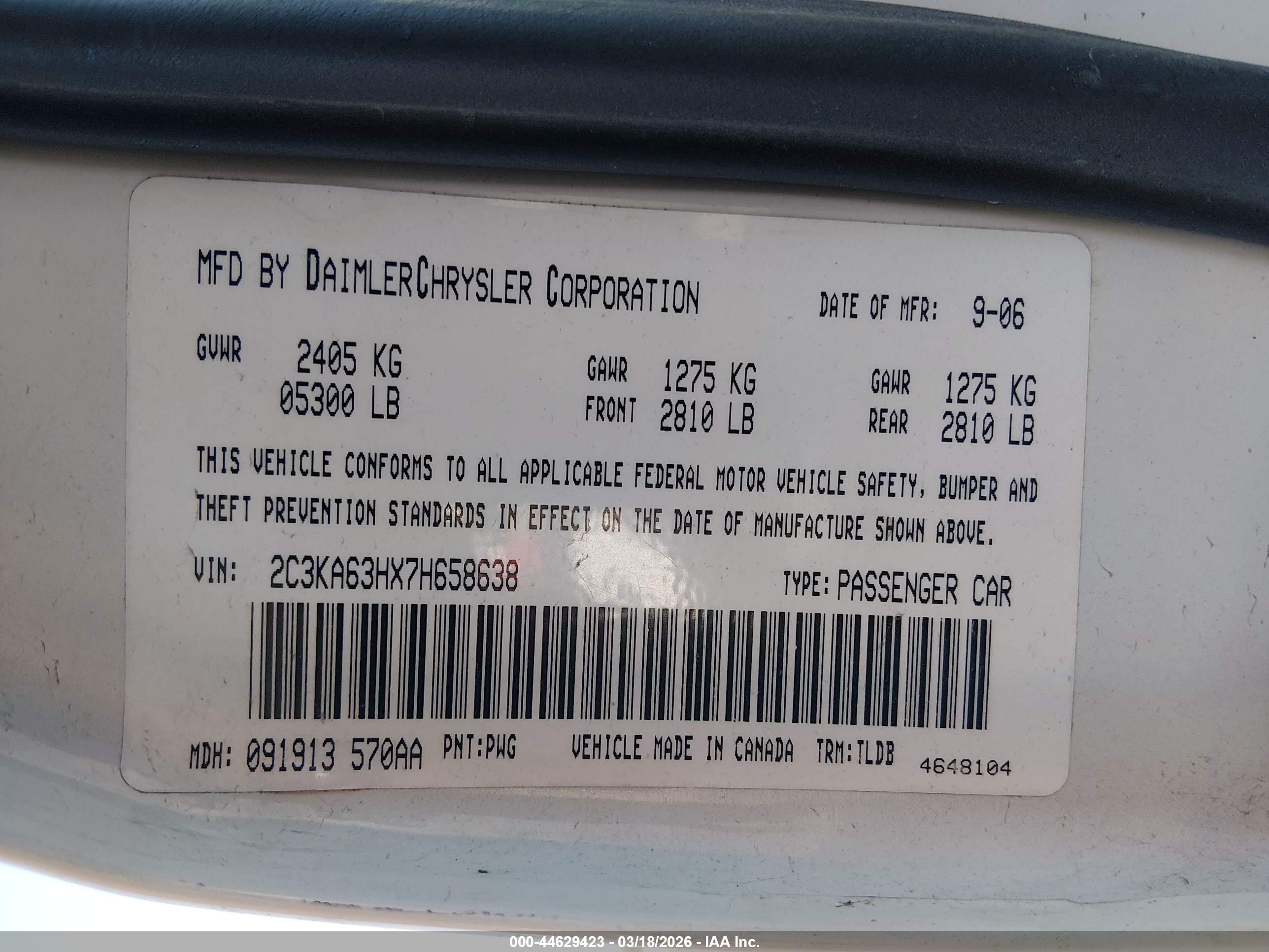 CHRYSLER 300C image 9