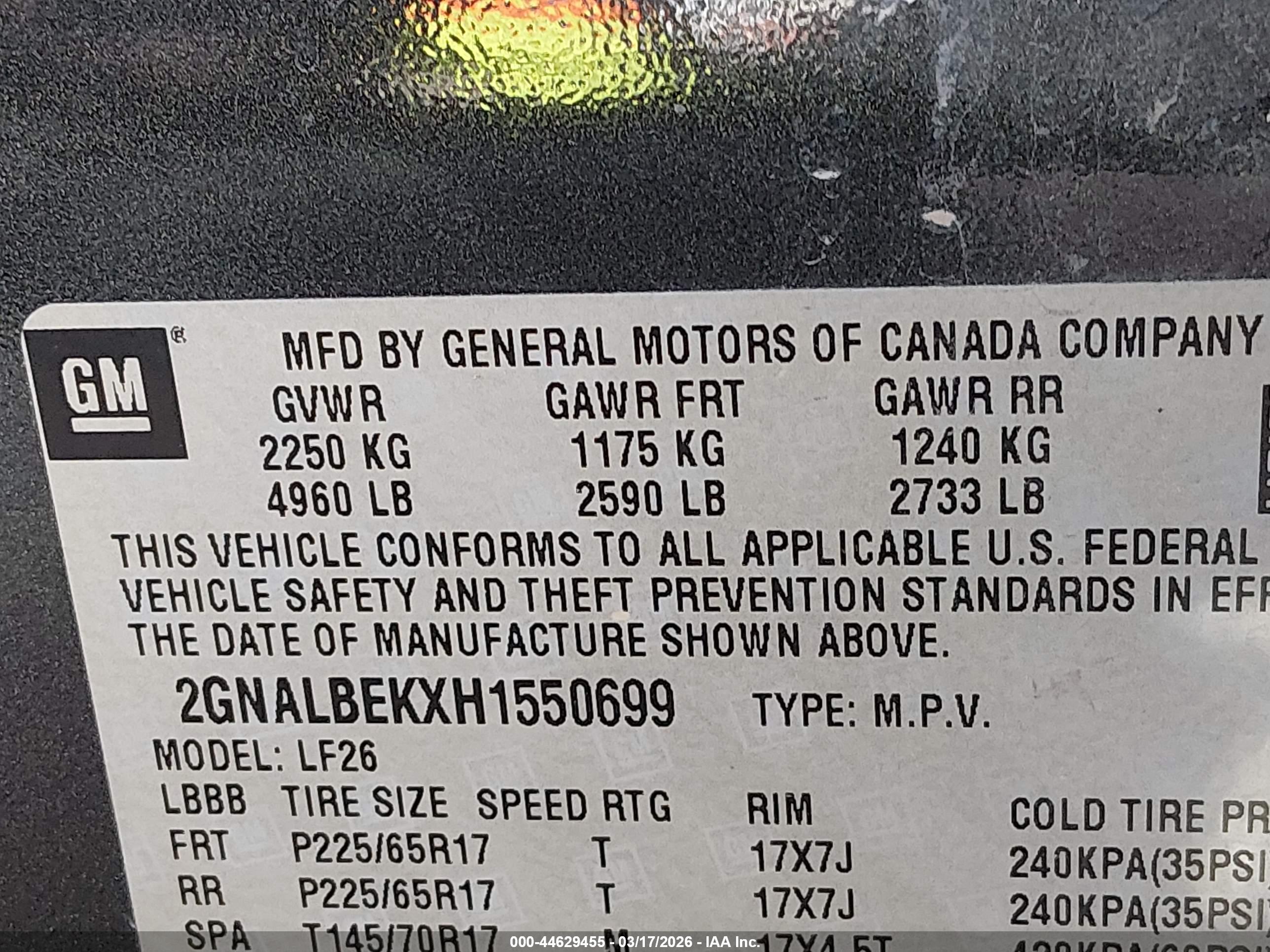 CHEVROLET EQUINOX image 9