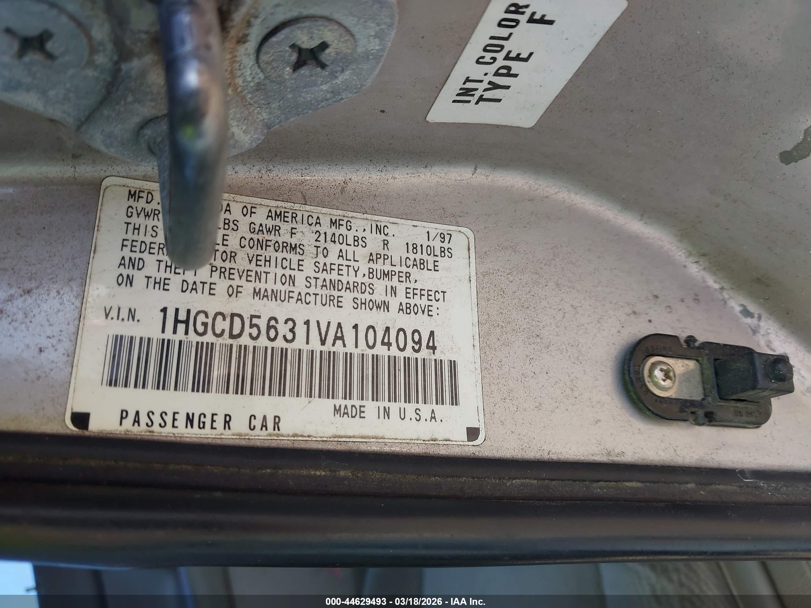 HONDA ACCORD image 9