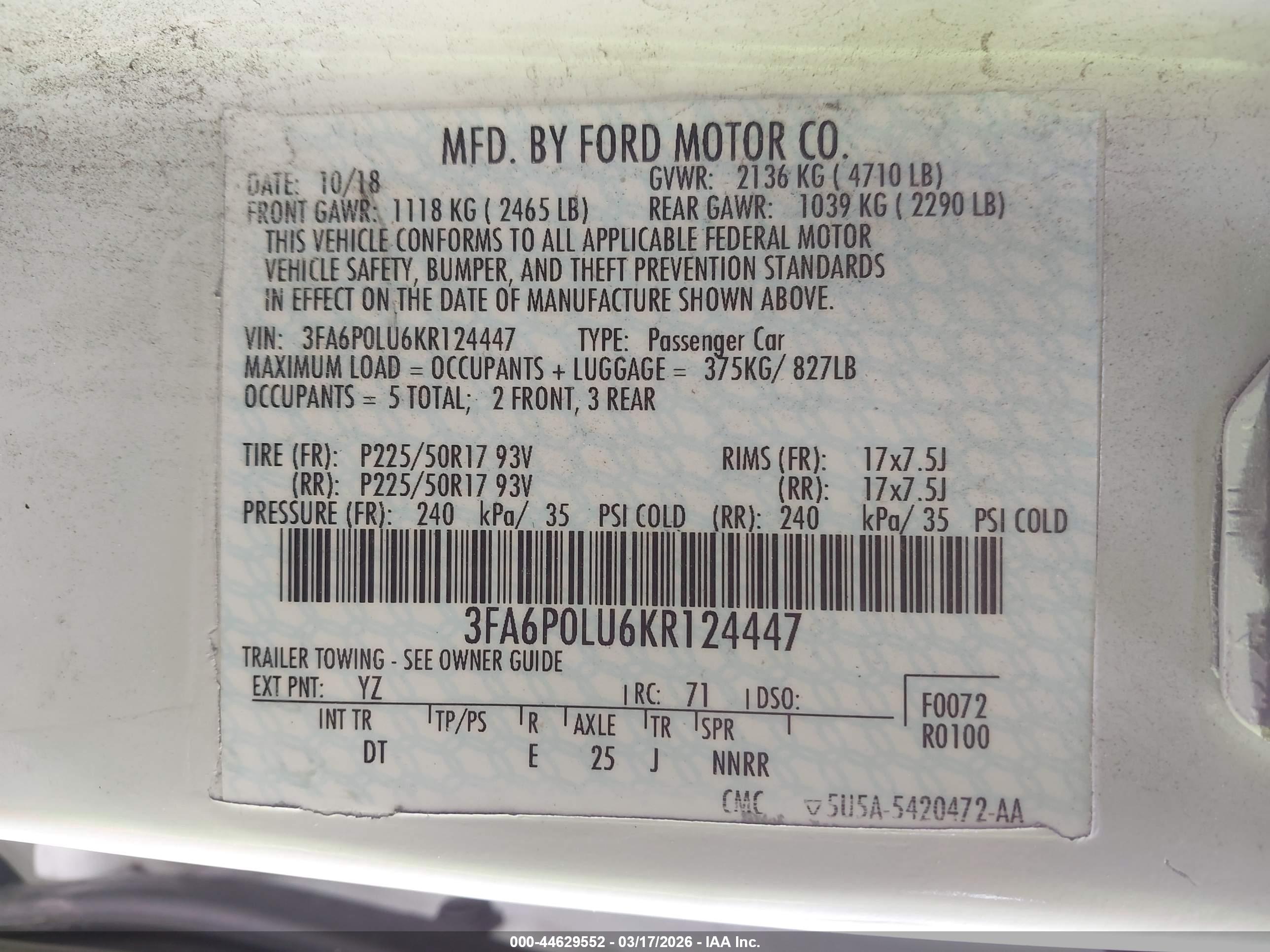 FORD FUSION image 9