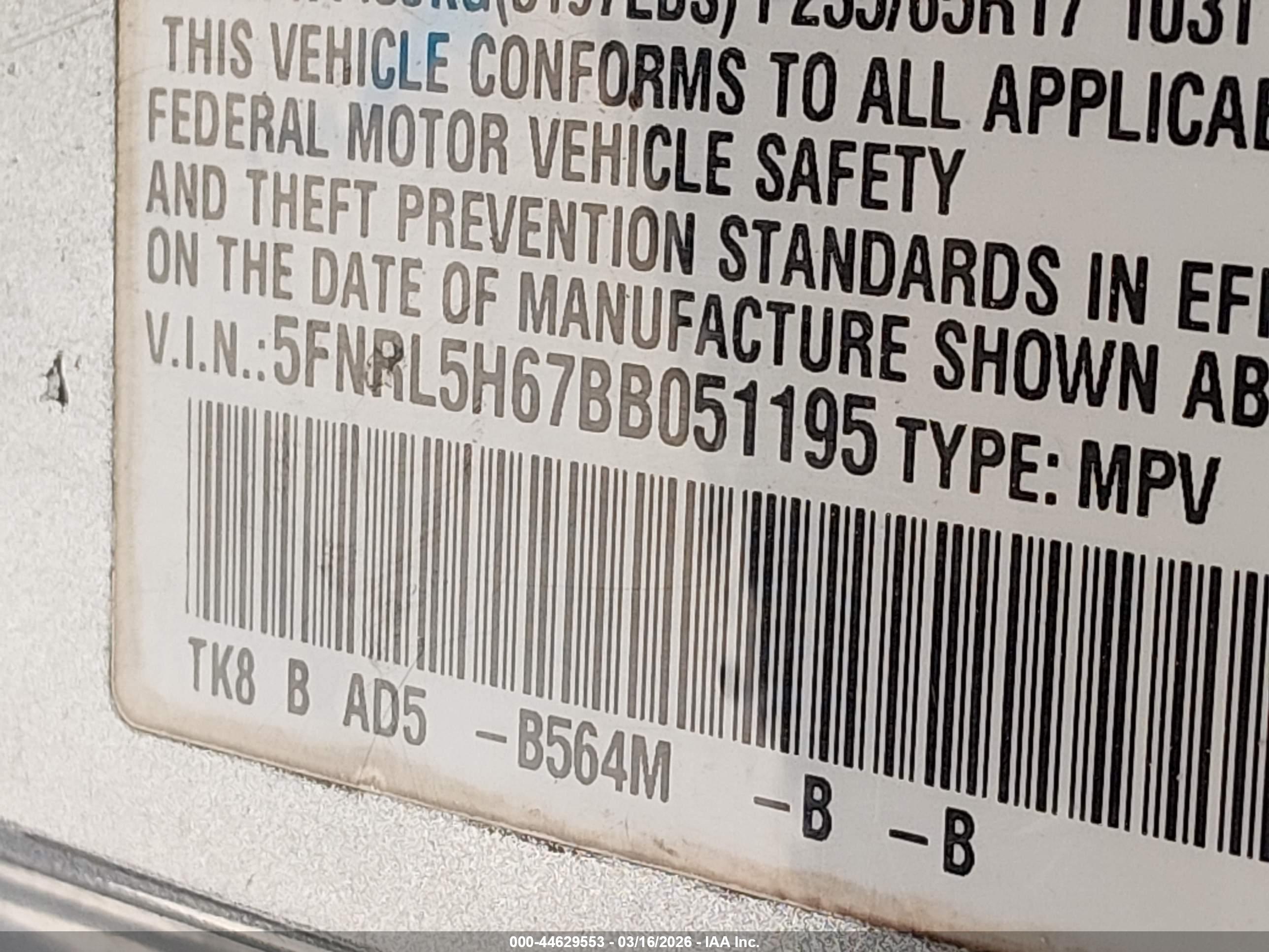 HONDA ODYSSEY image 9
