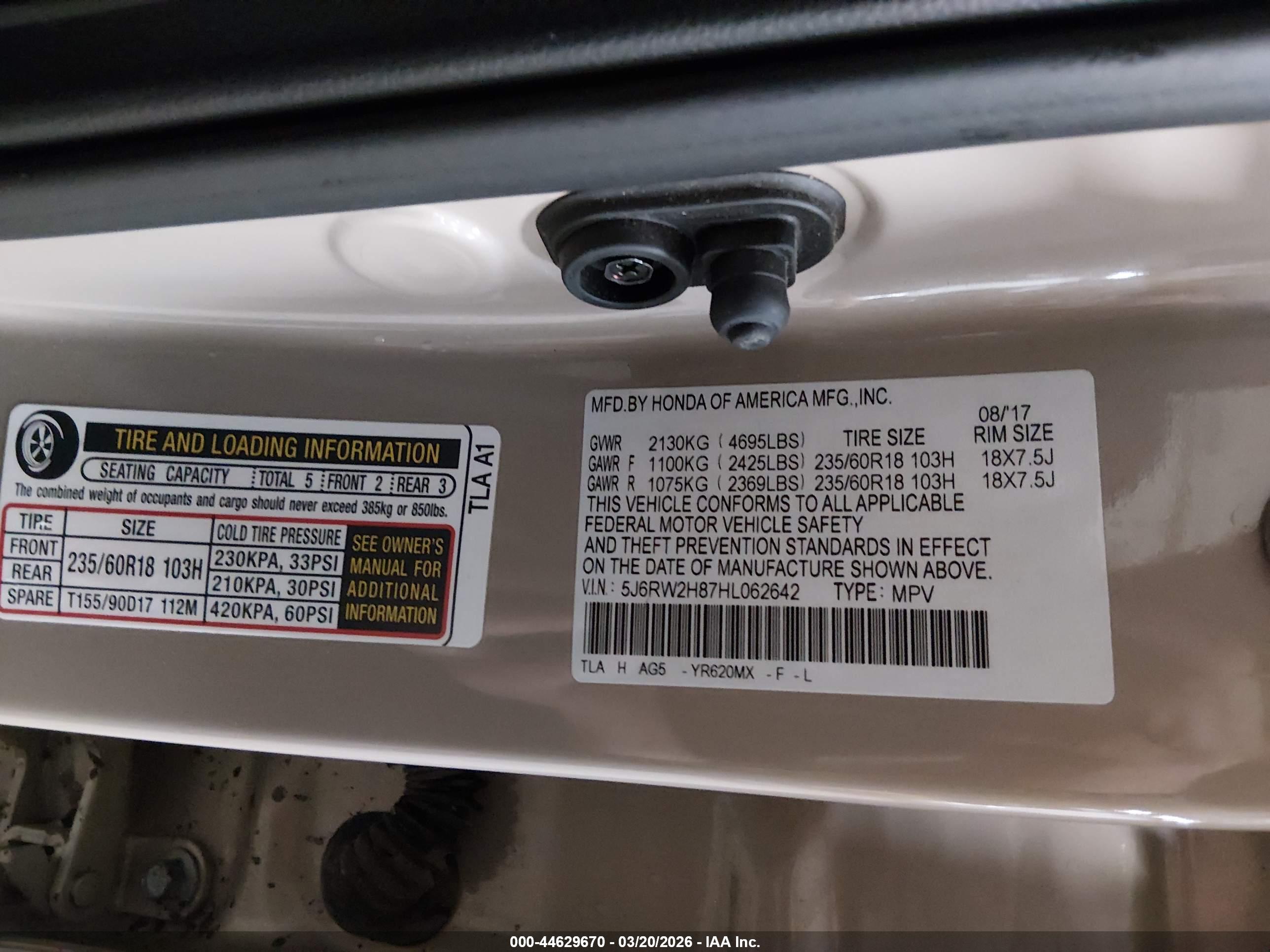 HONDA CR-V image 9