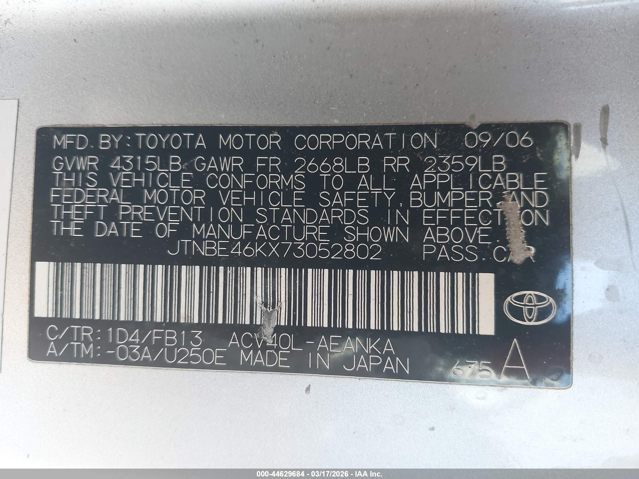 TOYOTA CAMRY image 9
