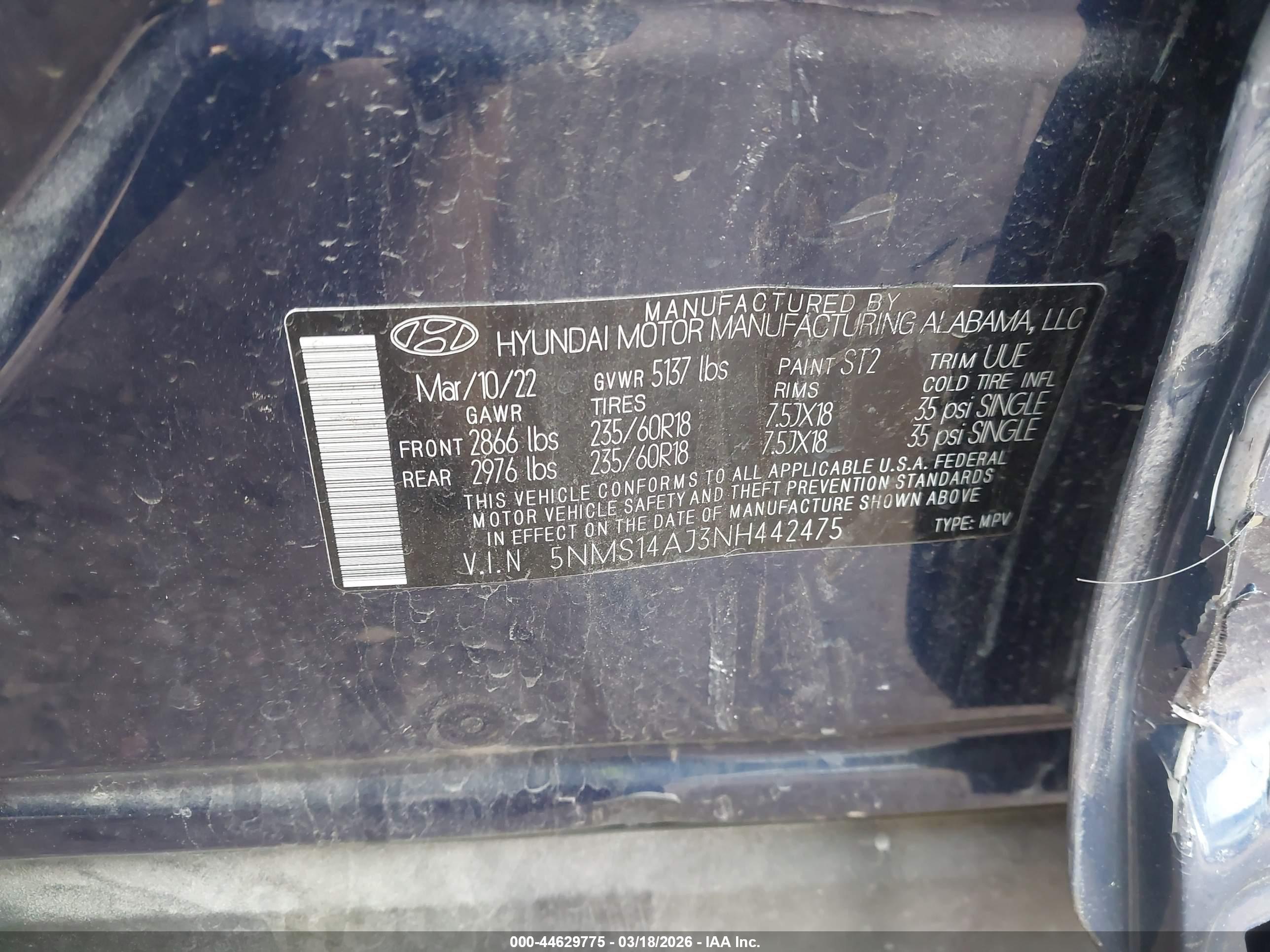 HYUNDAI SANTA image 9