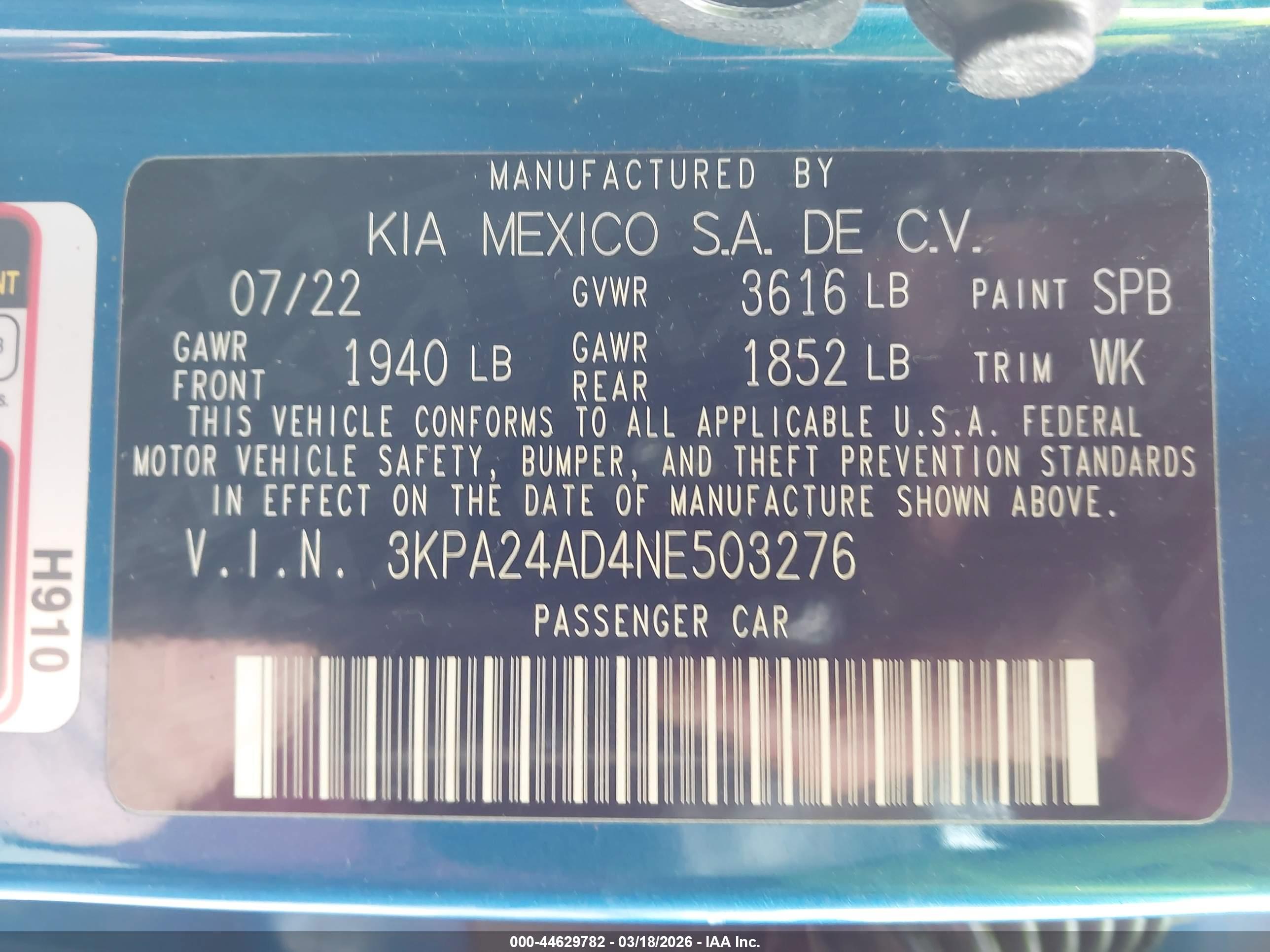 KIA RIO image 9