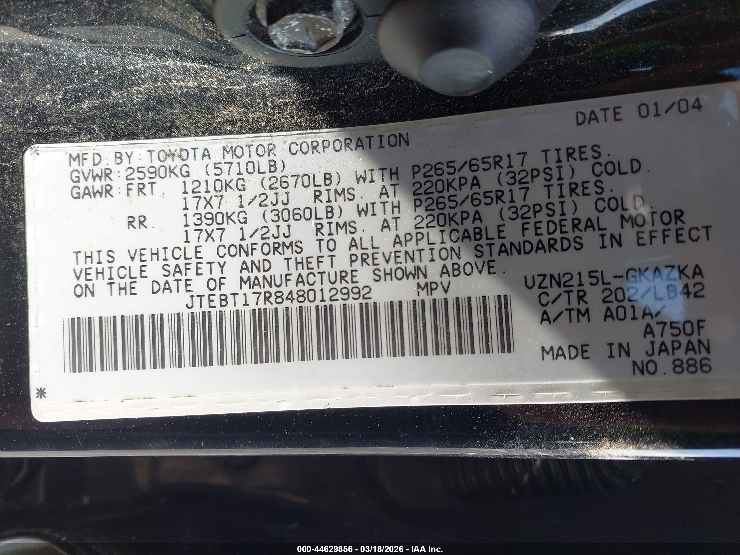 TOYOTA 4RUNNER image 9