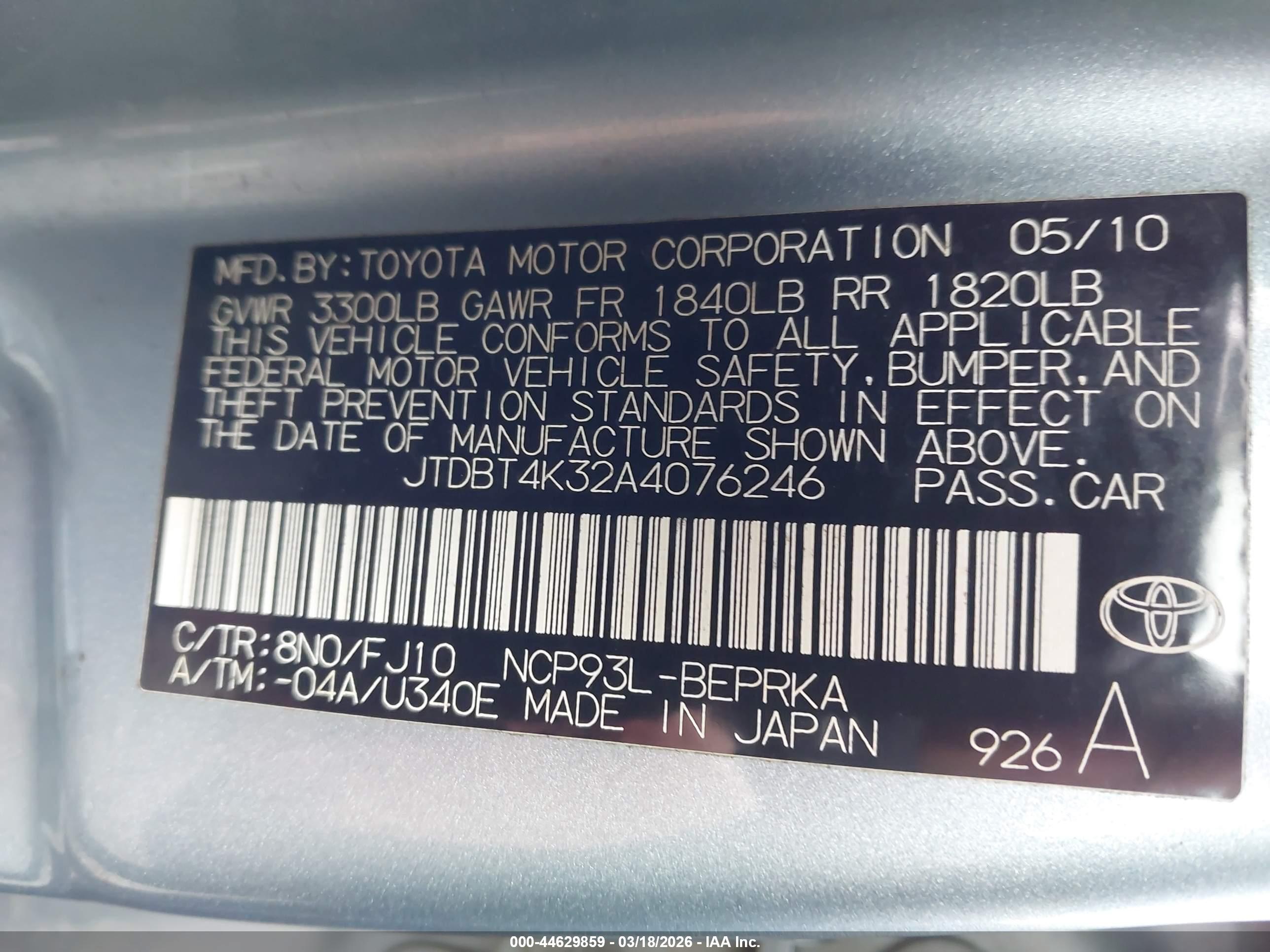 TOYOTA YARIS image 9