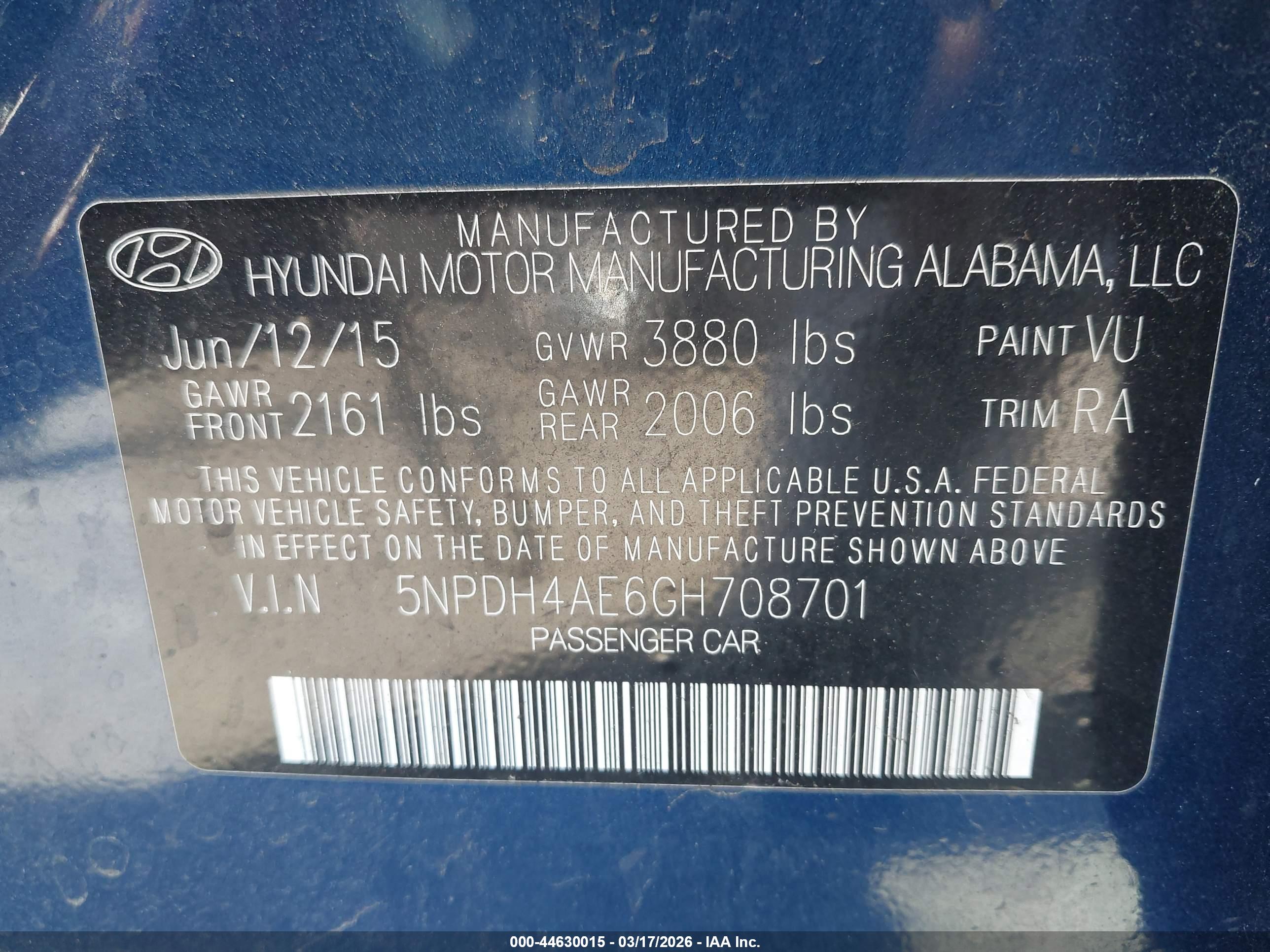 HYUNDAI ELANTRA image 9