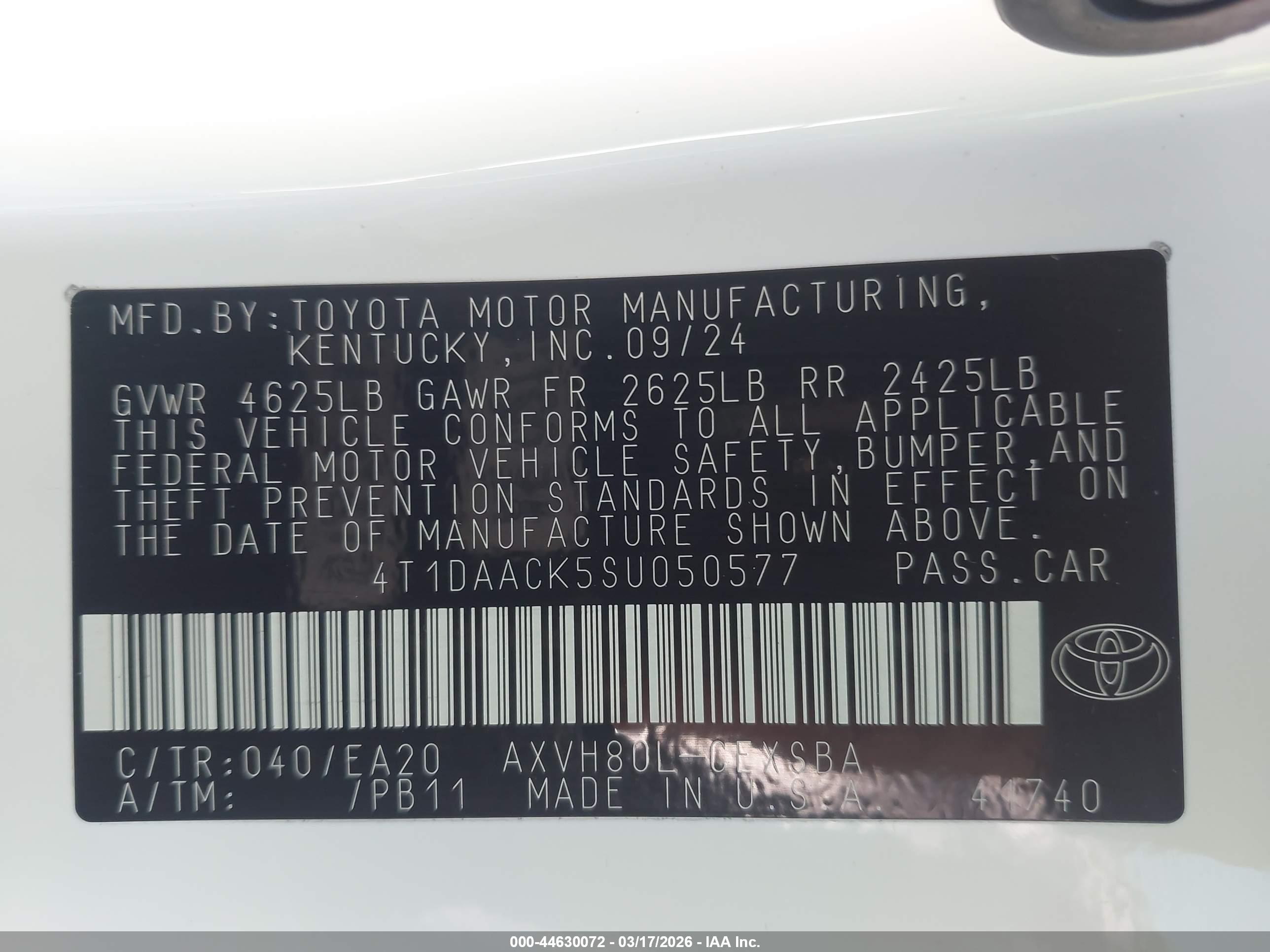TOYOTA CAMRY image 9