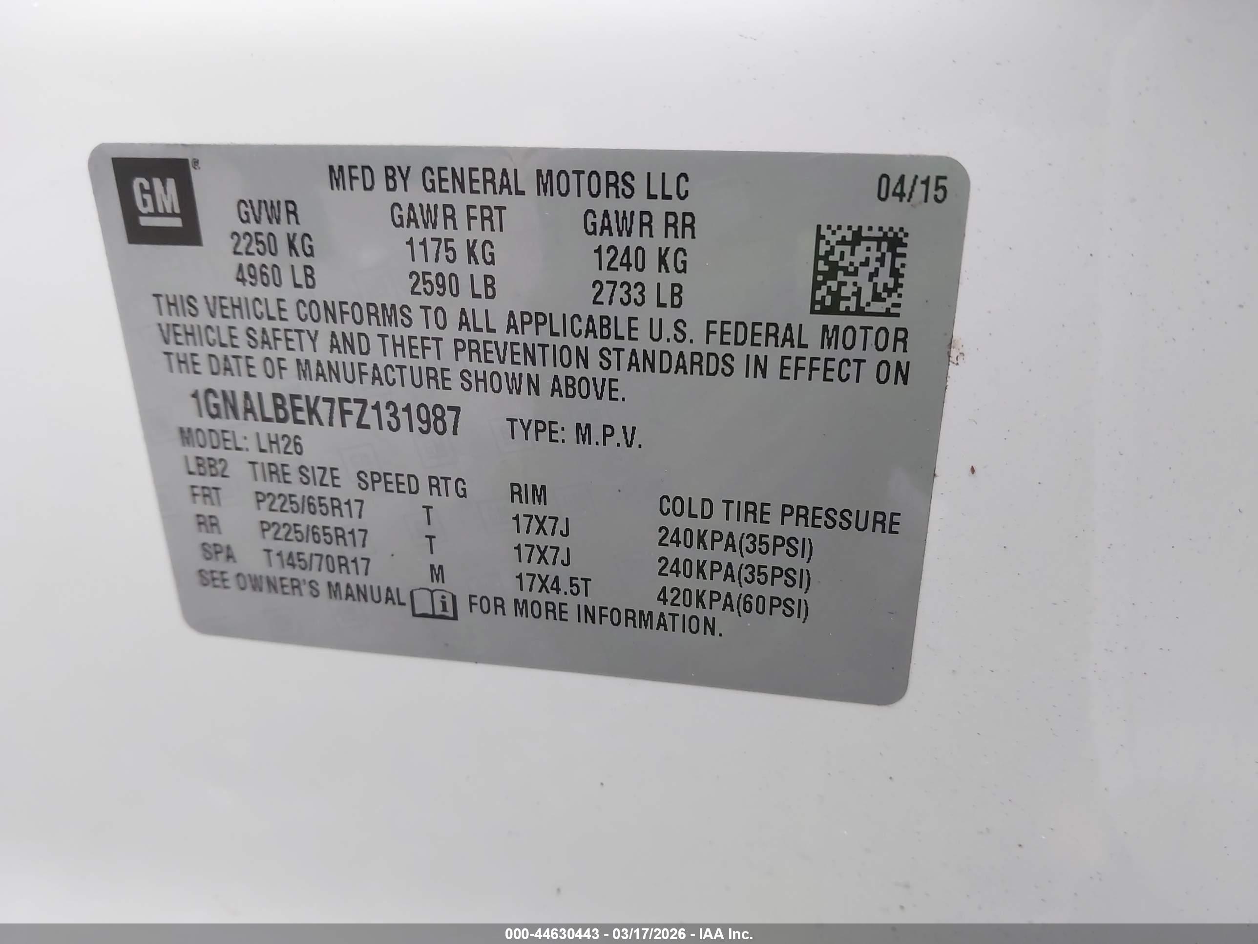 CHEVROLET EQUINOX image 9