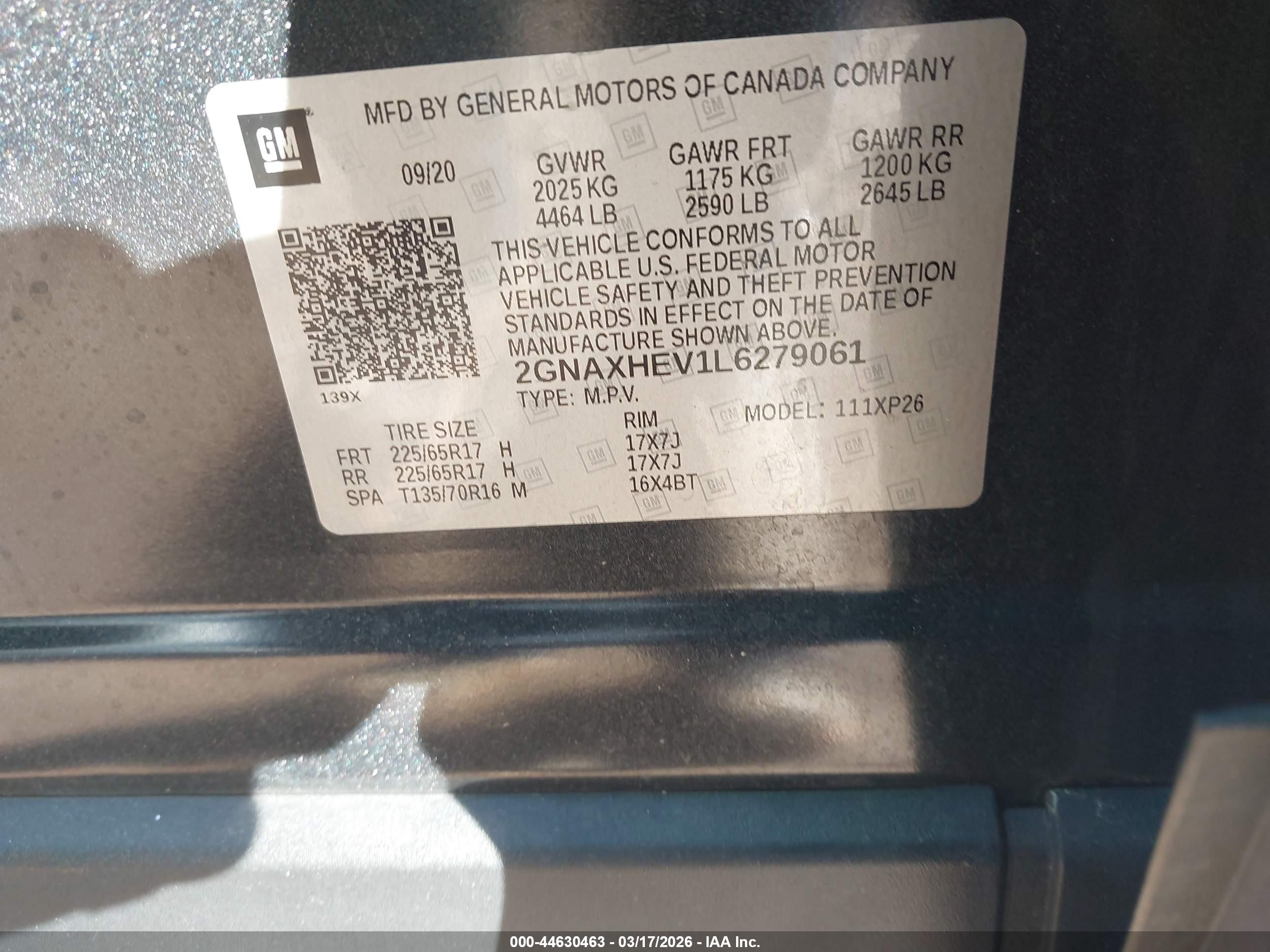 CHEVROLET EQUINOX image 9