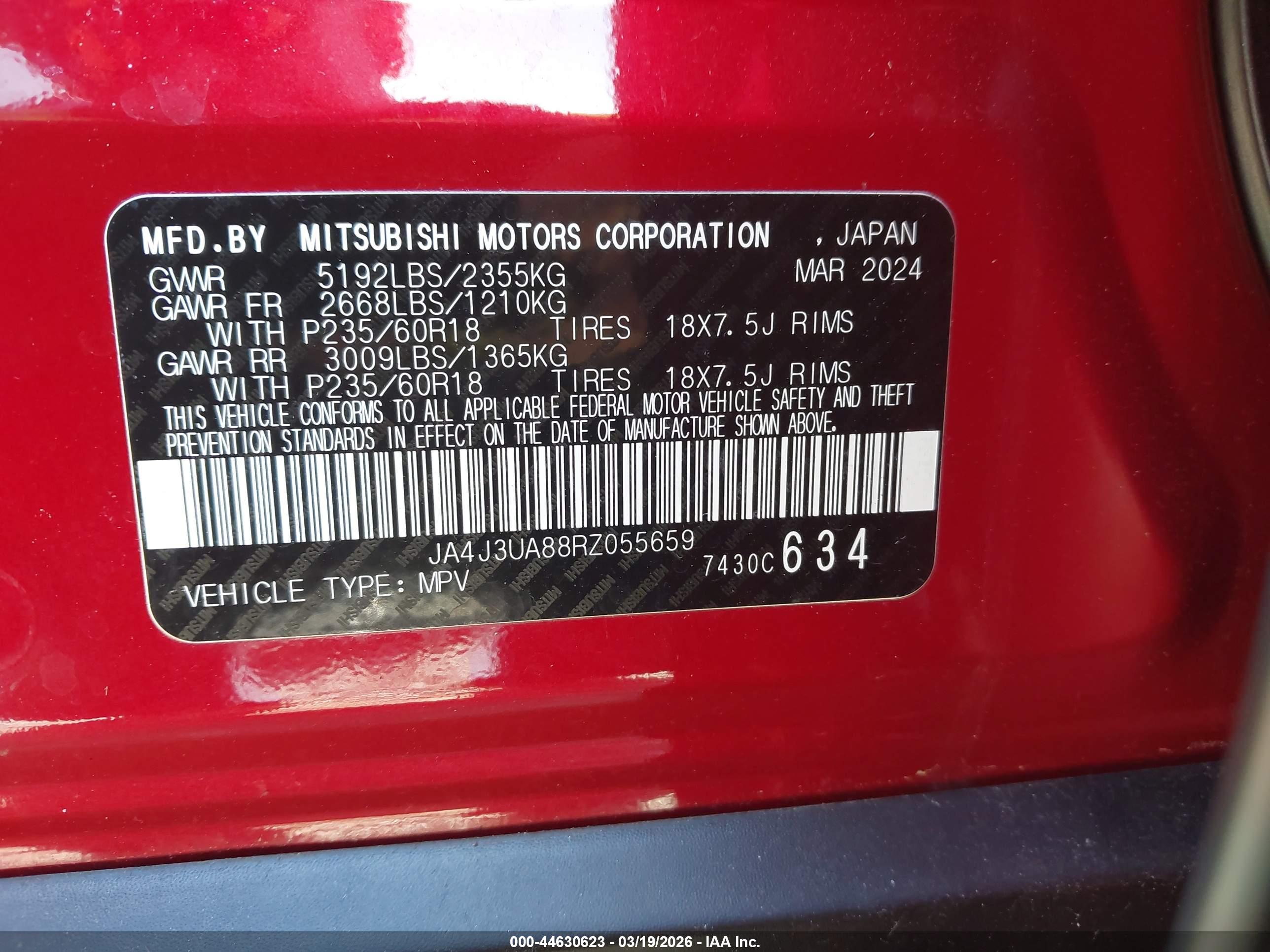 MITSUBISHI OUTLANDER image 9
