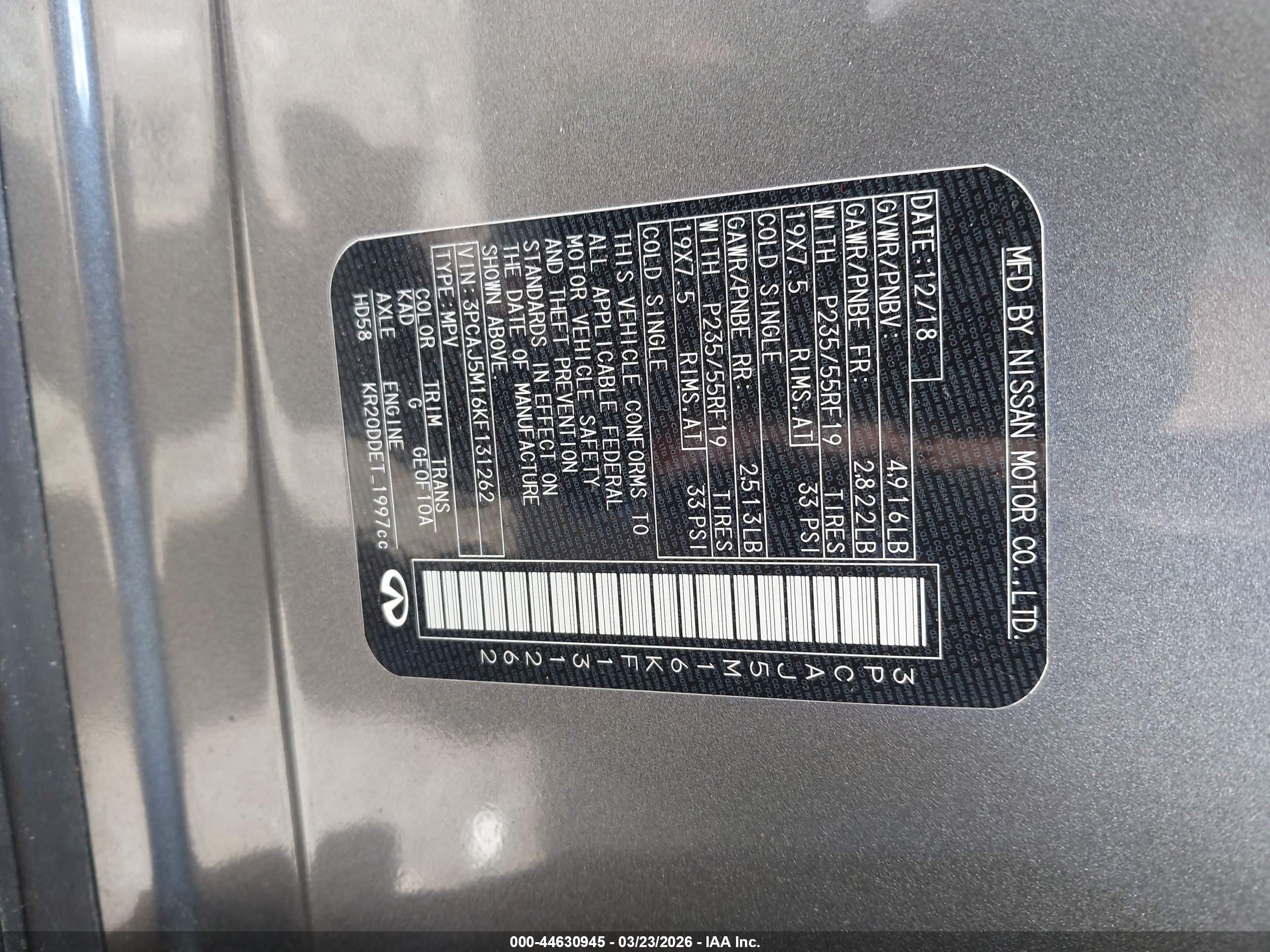 INFINITI QX50 image 9
