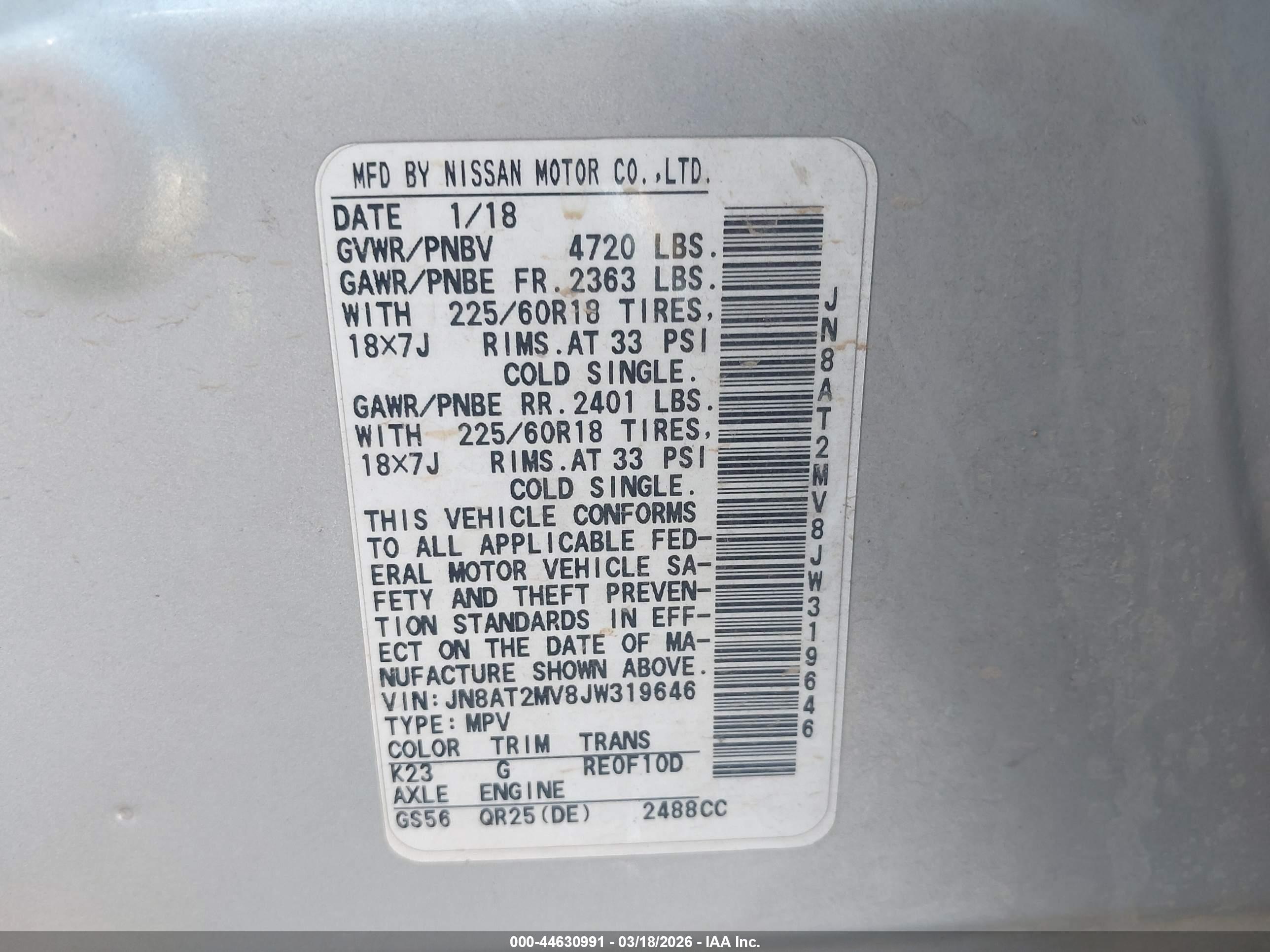 NISSAN ROGUE image 9