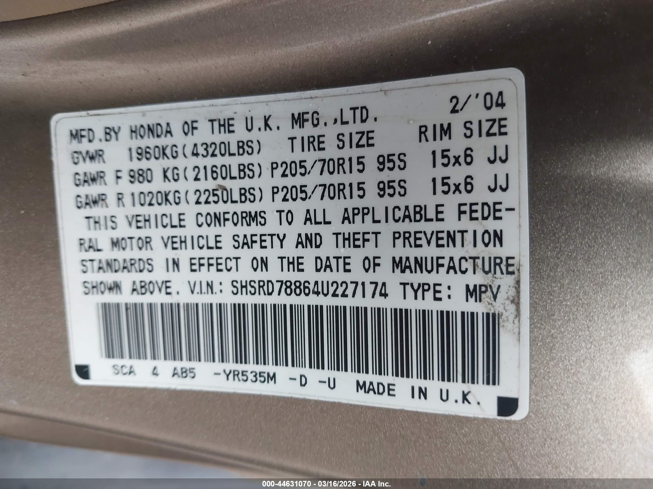 HONDA CR-V image 9