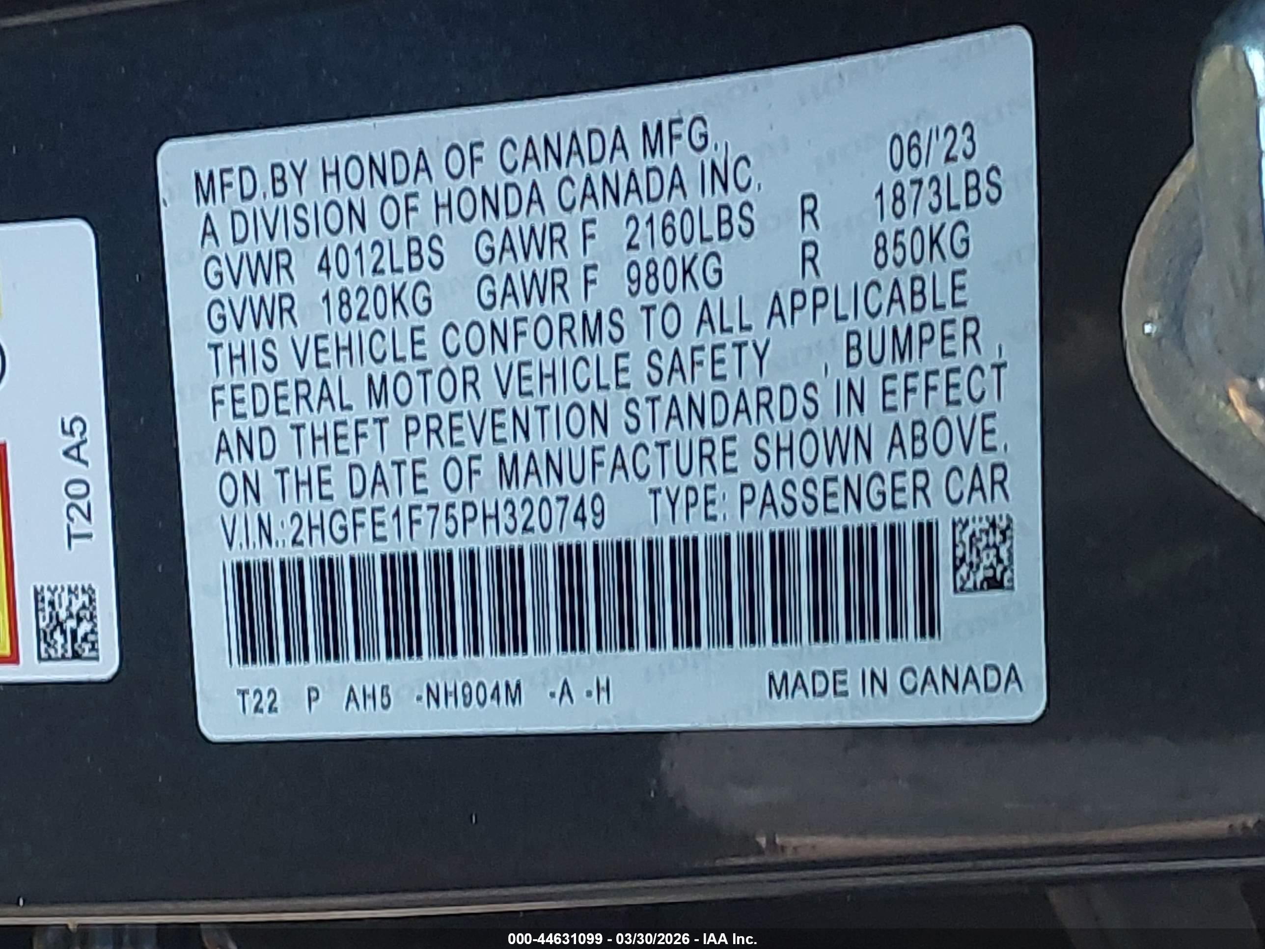HONDA CIVIC image 9