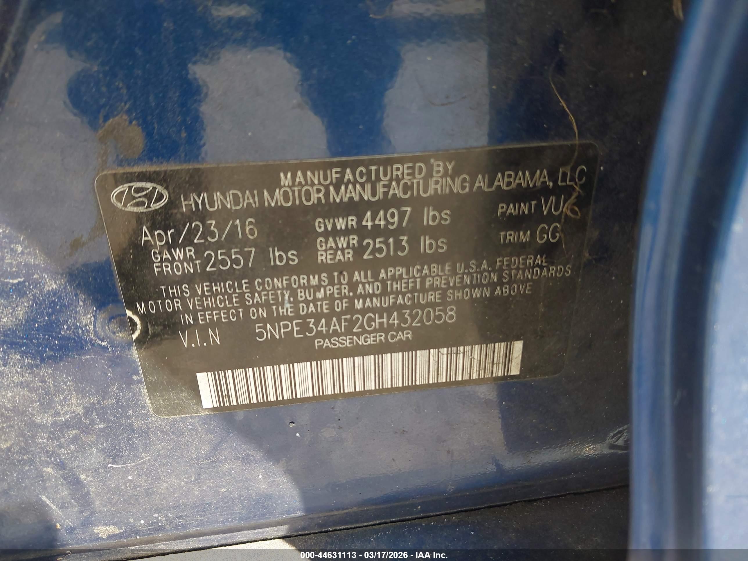 HYUNDAI SONATA image 9