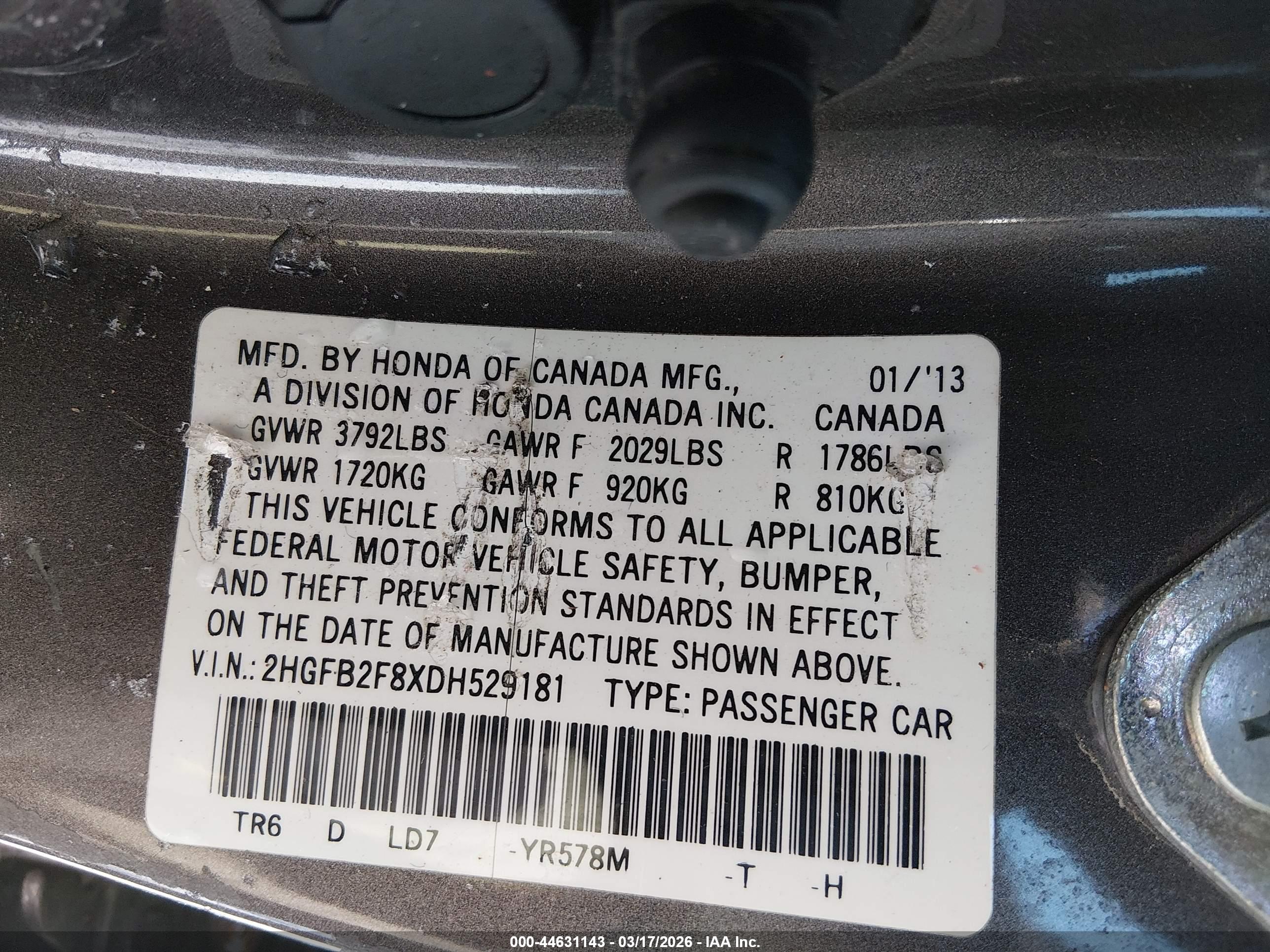 HONDA CIVIC image 9
