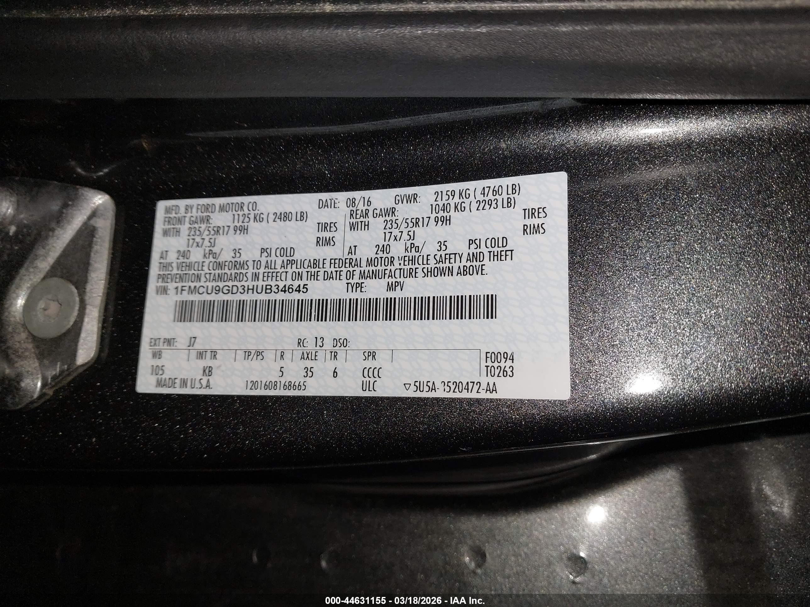 FORD ESCAPE image 9