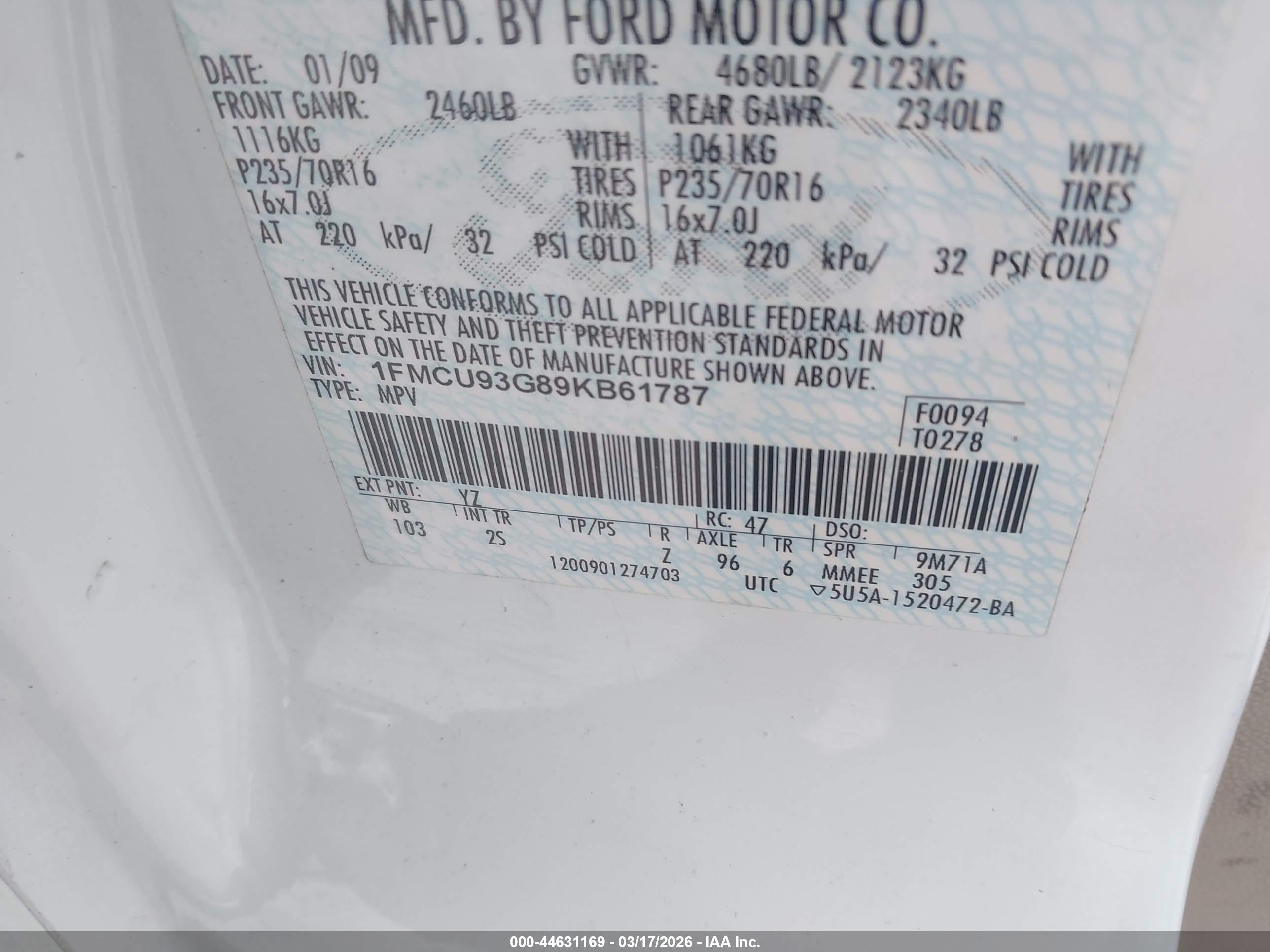 FORD ESCAPE image 9
