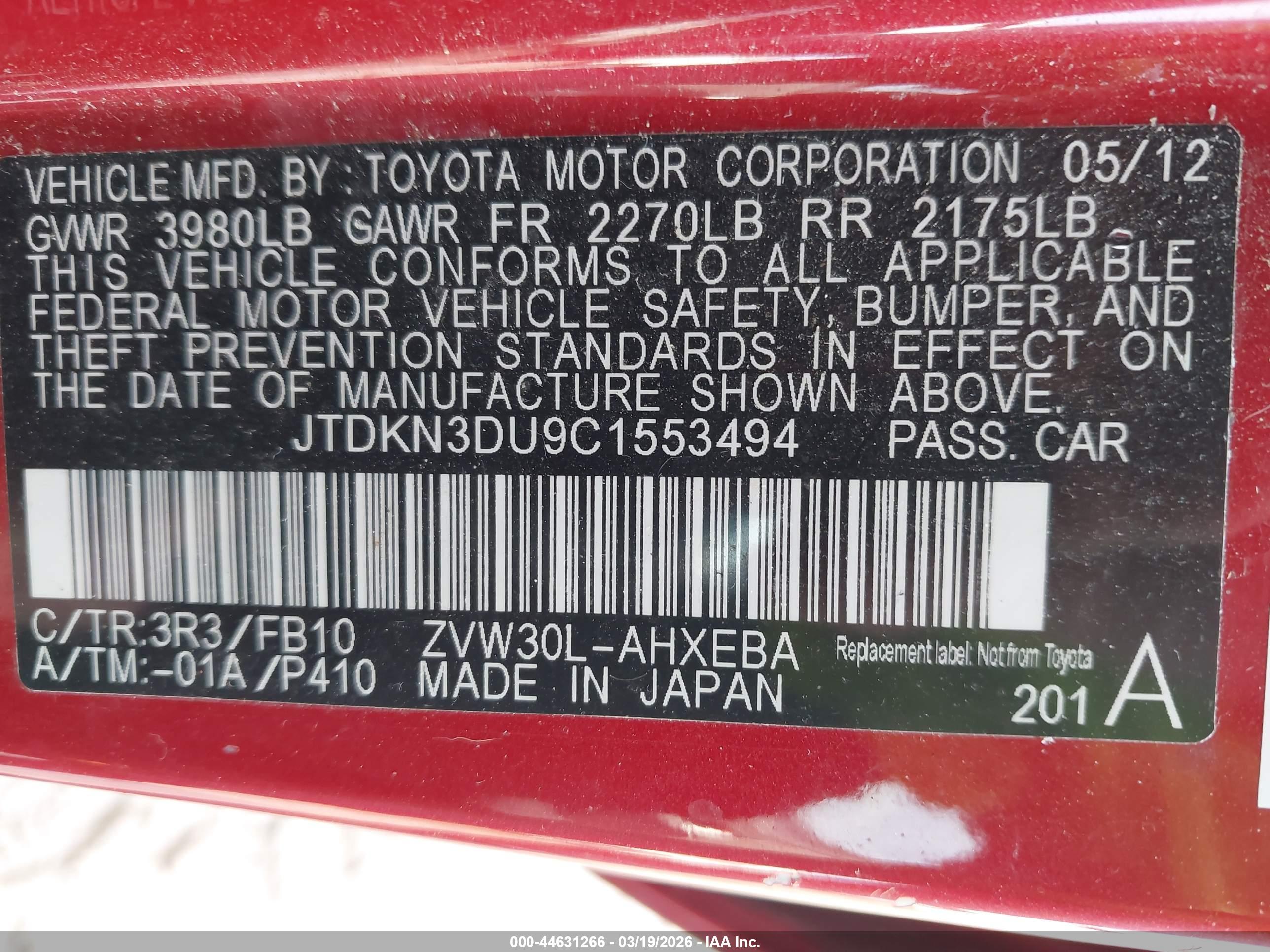 TOYOTA PRIUS image 9