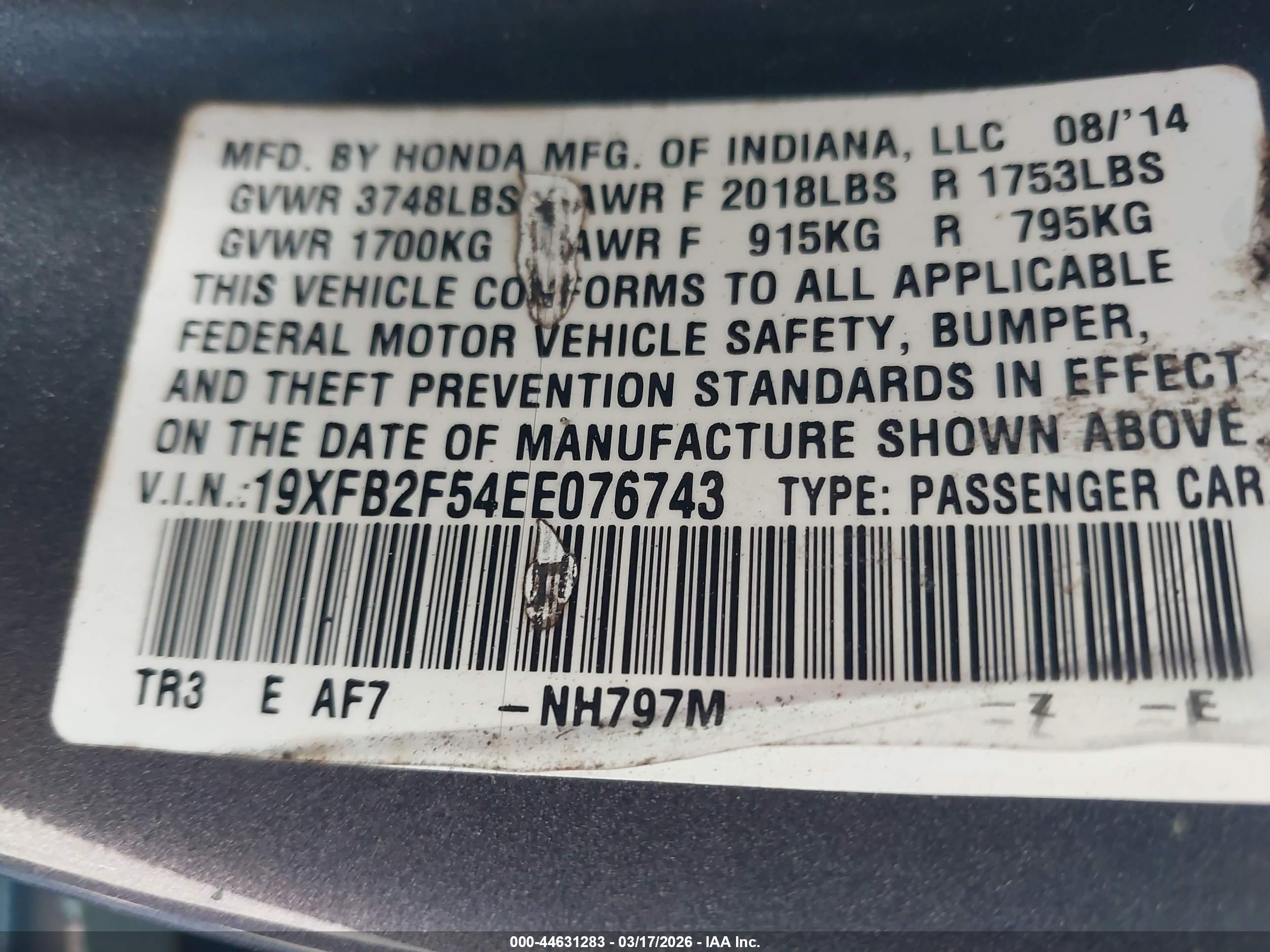 HONDA CIVIC image 9