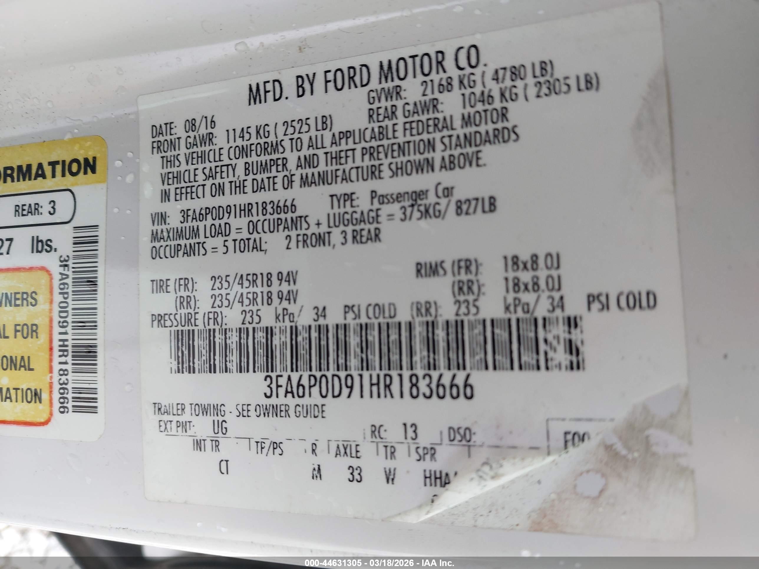 FORD FUSION image 9
