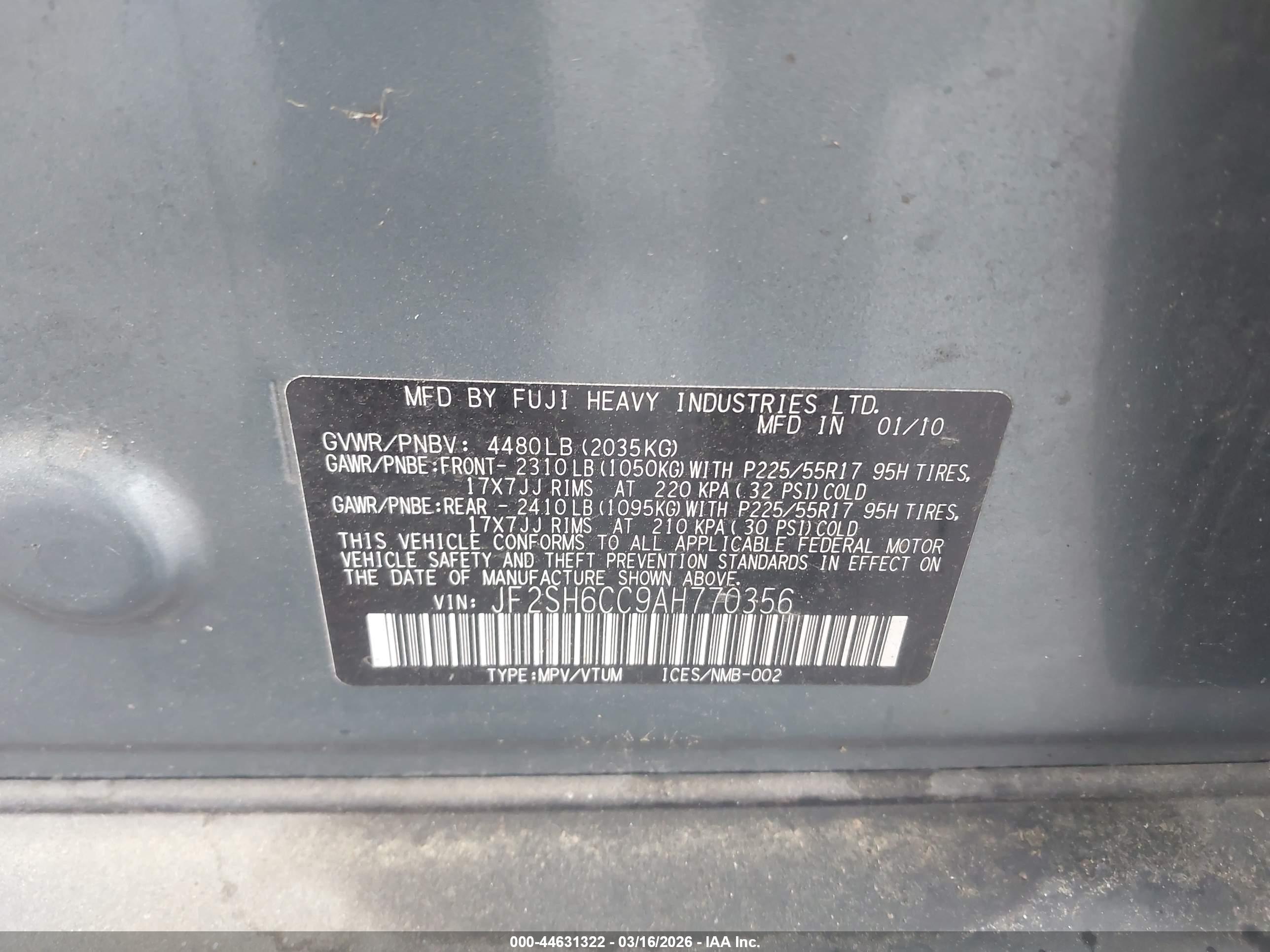 SUBARU FORESTER image 9
