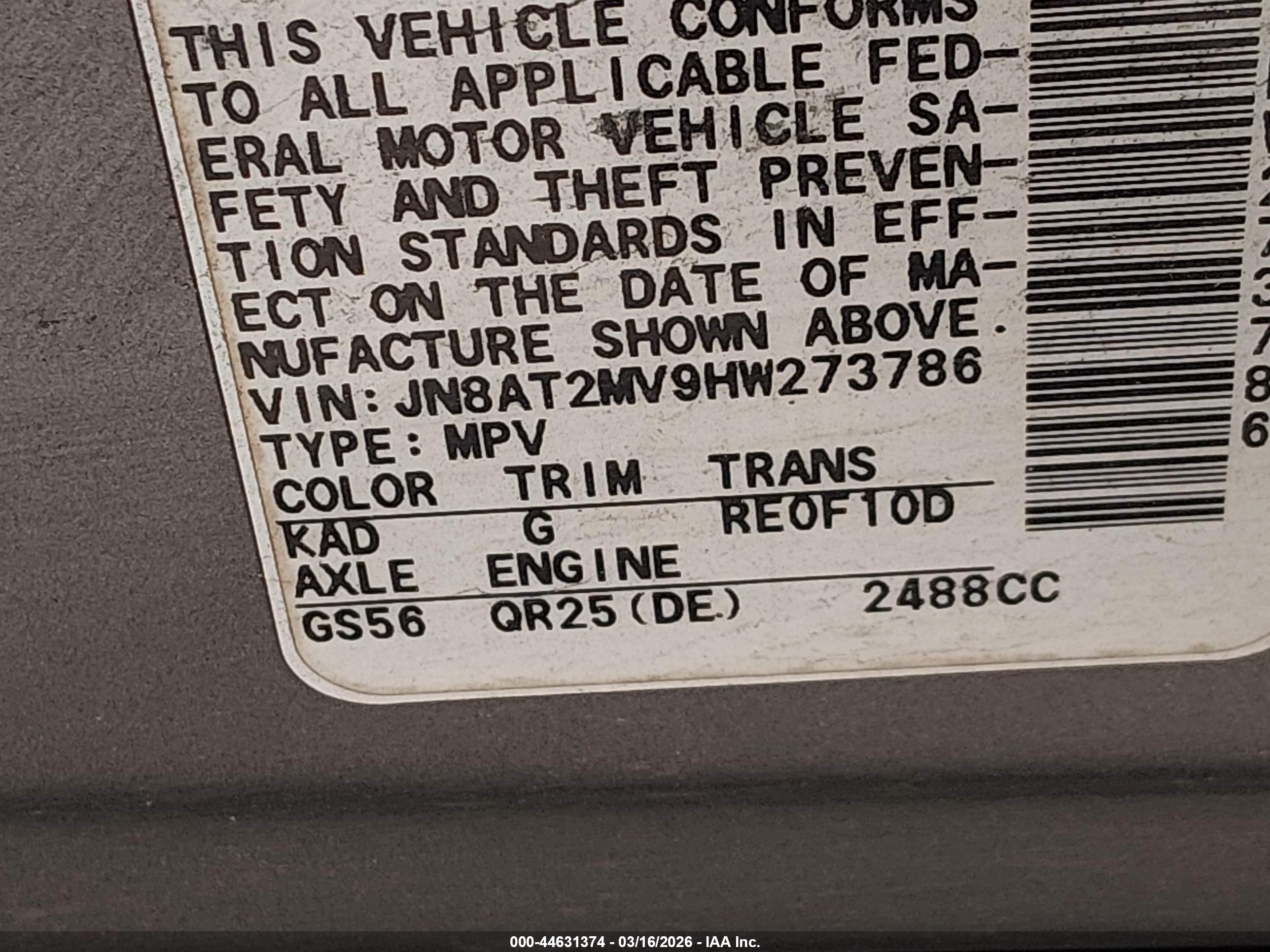 NISSAN ROGUE image 9