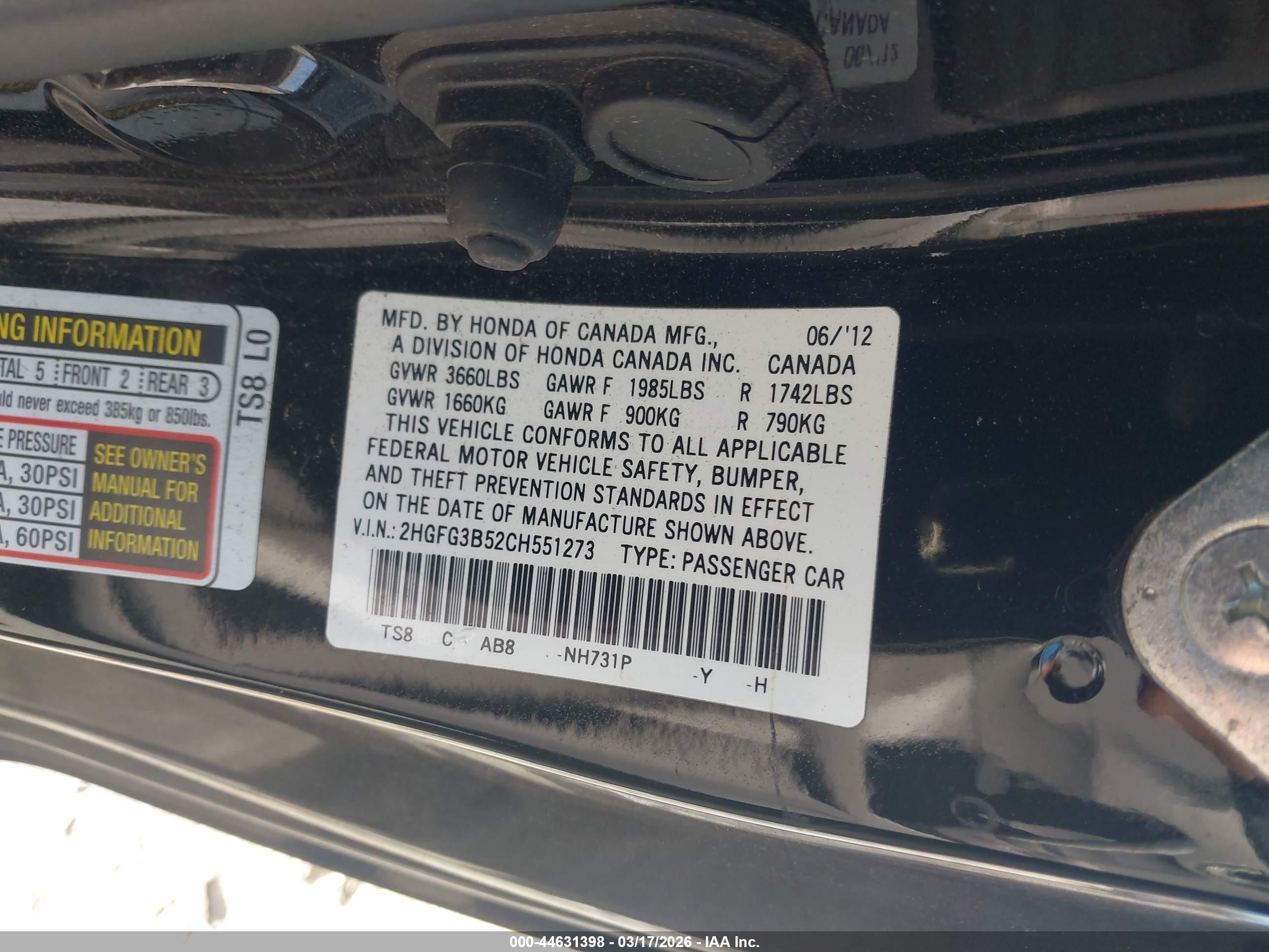 HONDA CIVIC image 9