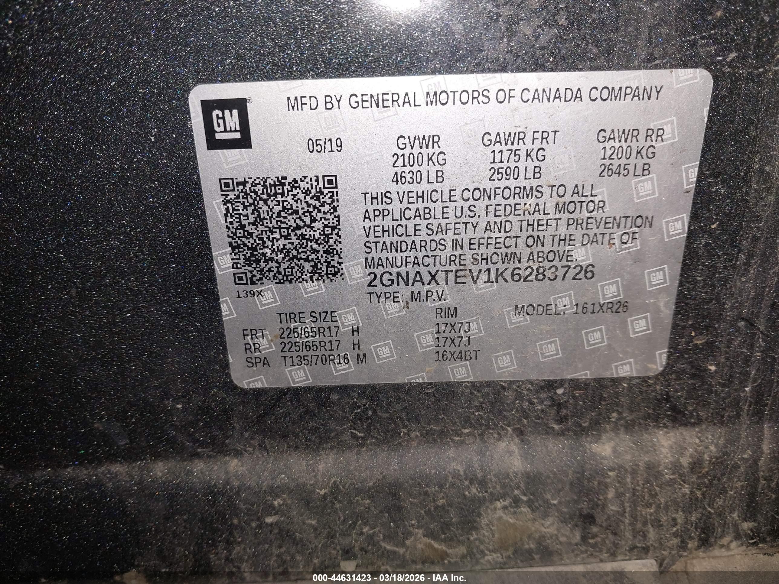 CHEVROLET EQUINOX image 9