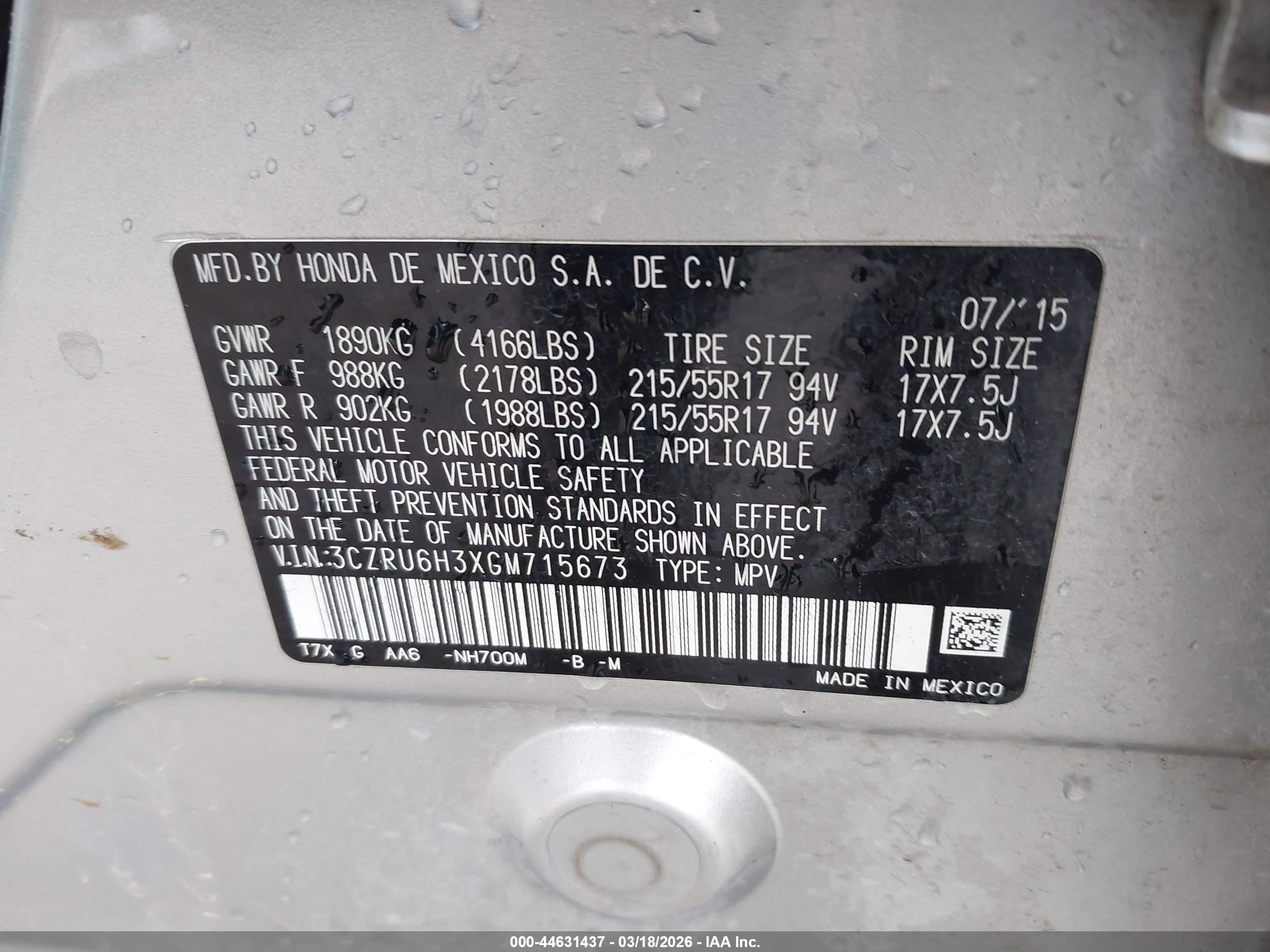 HONDA HR-V image 9