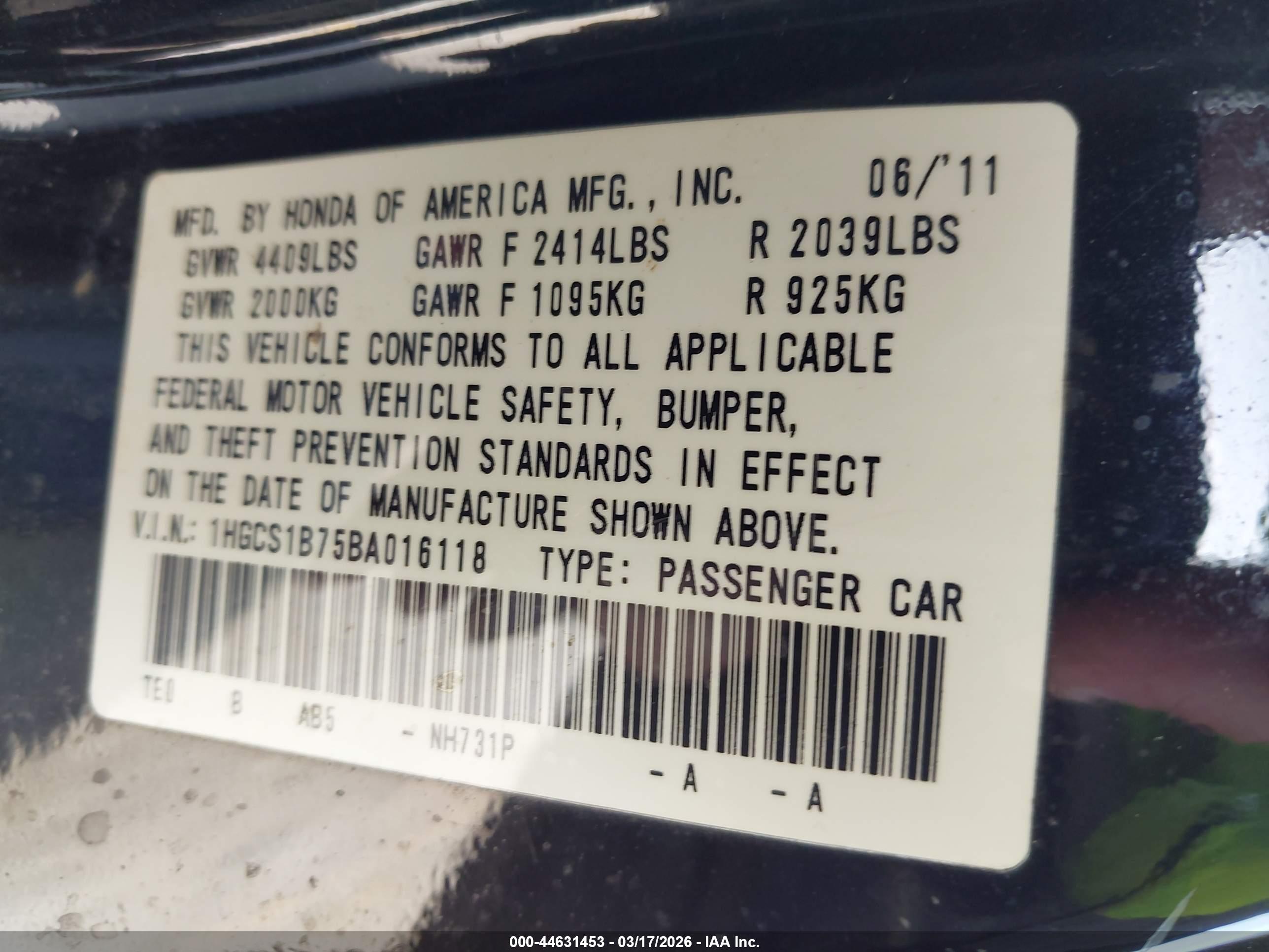 HONDA ACCORD image 9