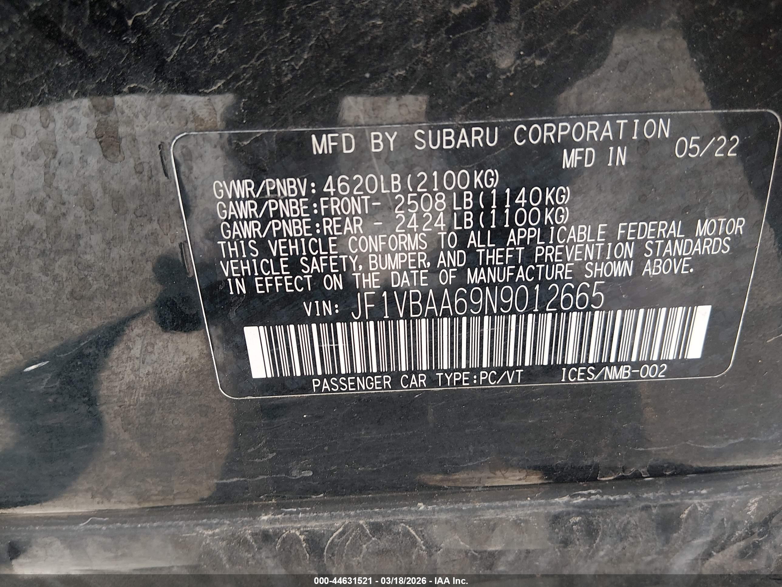 SUBARU WRX image 9