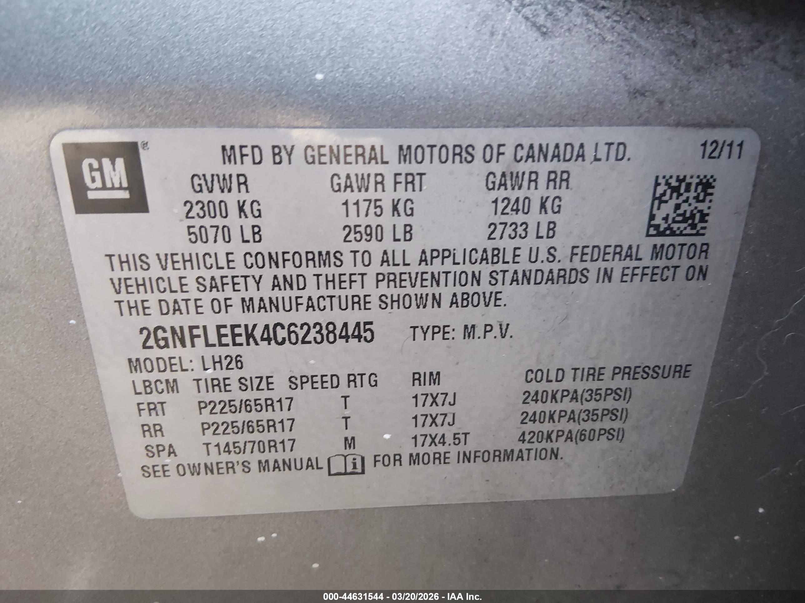 CHEVROLET EQUINOX image 9