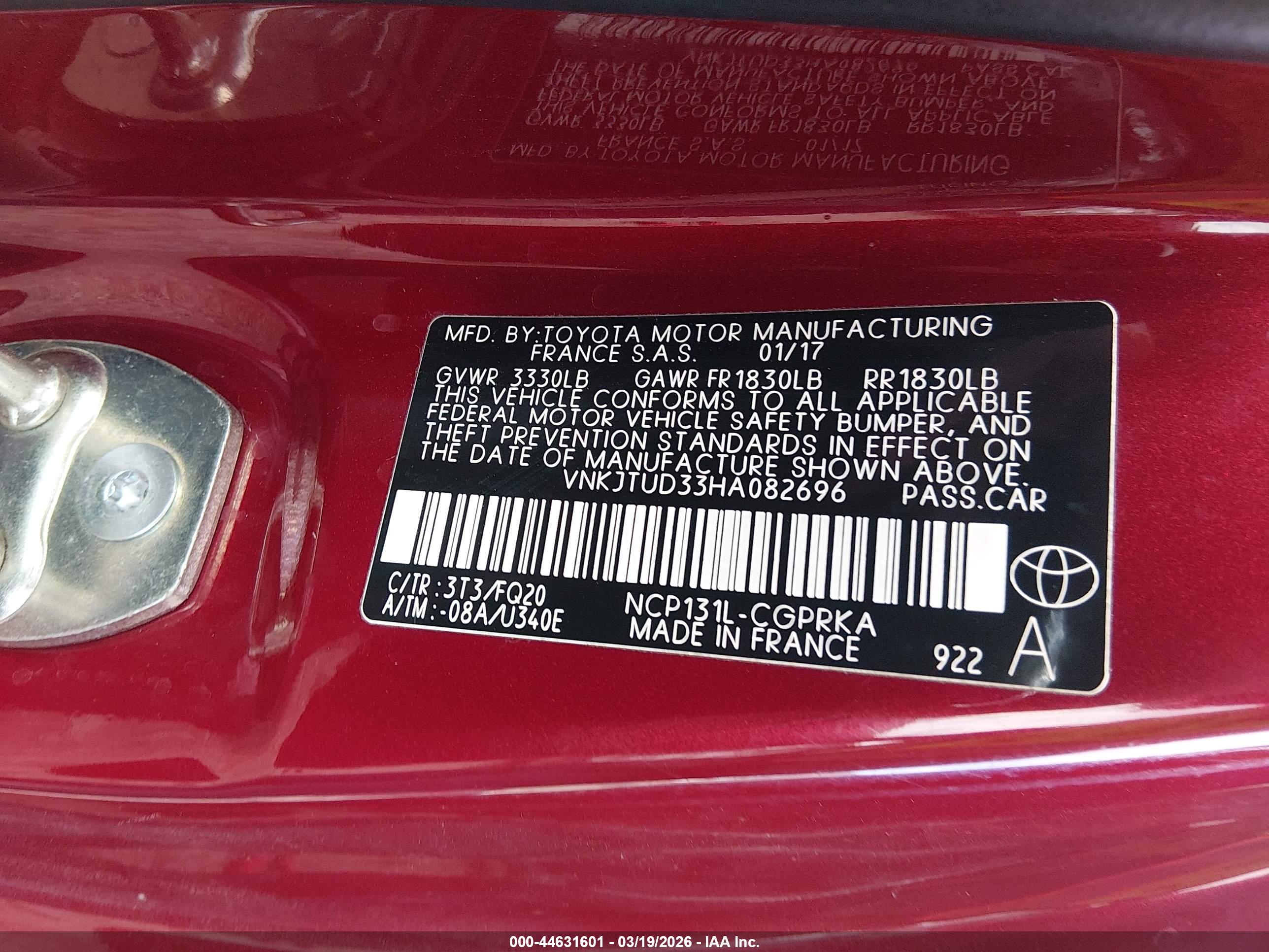 TOYOTA YARIS image 9